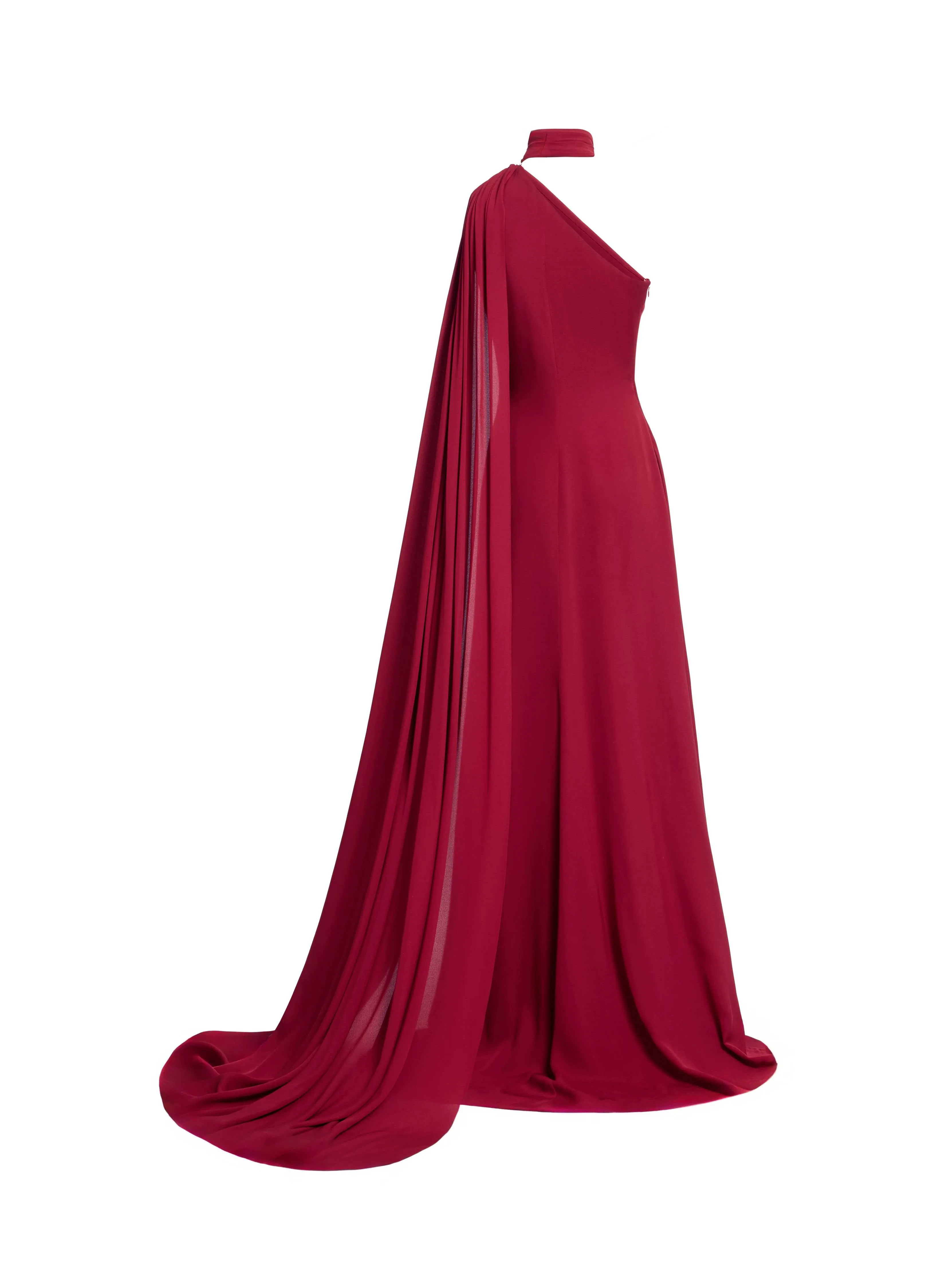 One-Shoulder Silk Long Dress sold by Elie Saab product image thumbnail 4