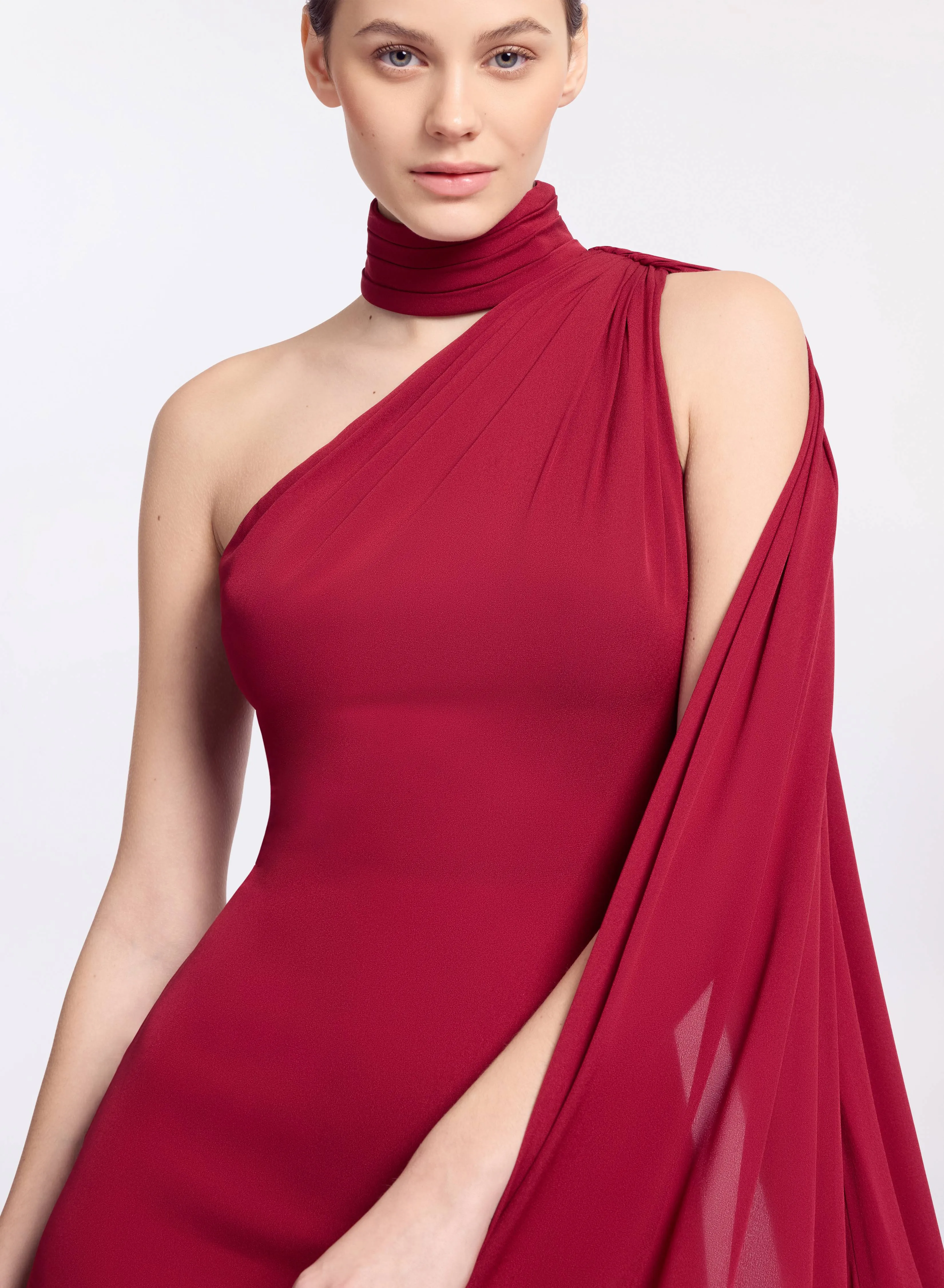 One-Shoulder Silk Long Dress sold by Elie Saab product image thumbnail 5