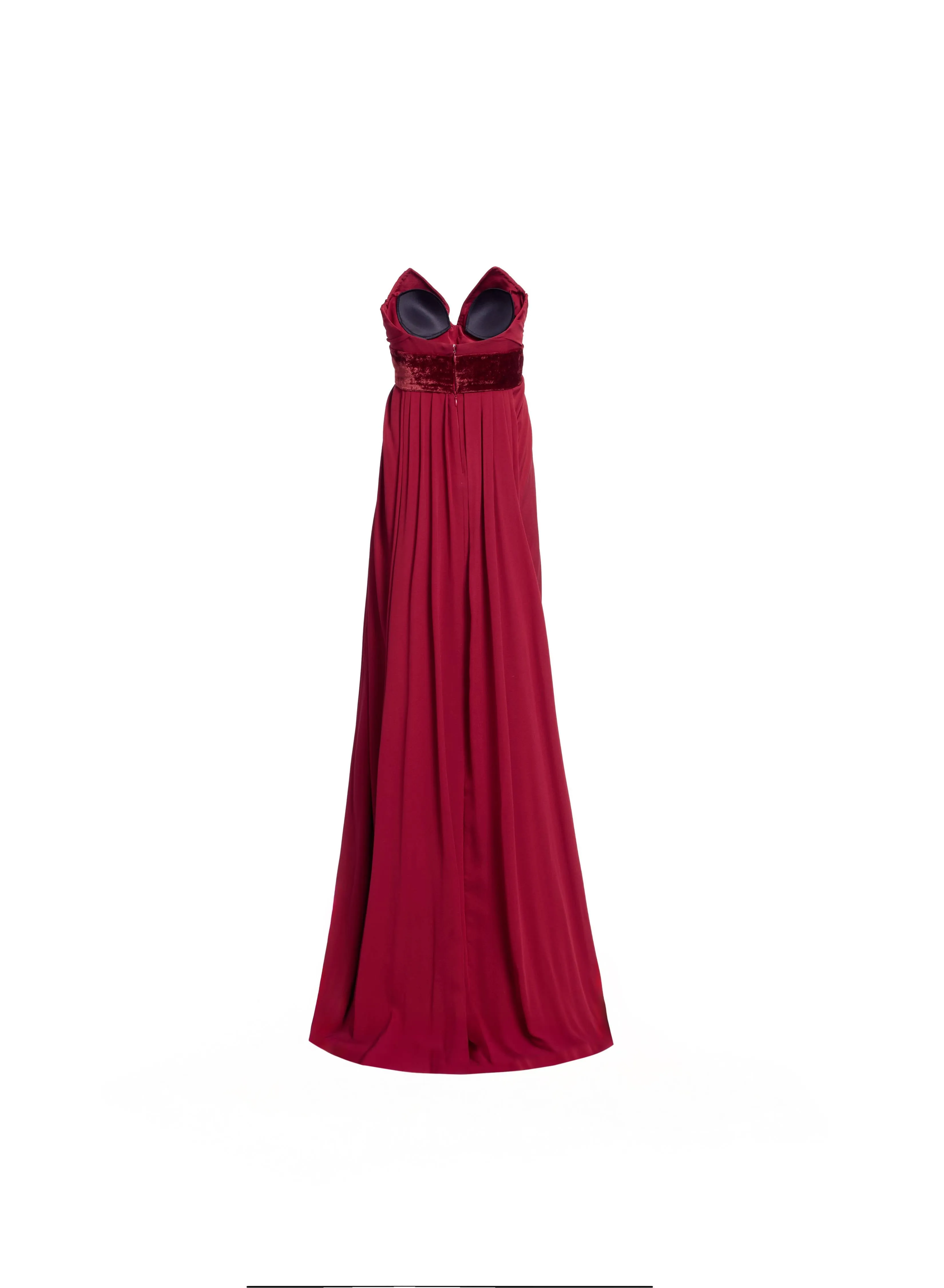 Silk and Velvet Long Dress sold by Elie Saab product image thumbnail 4