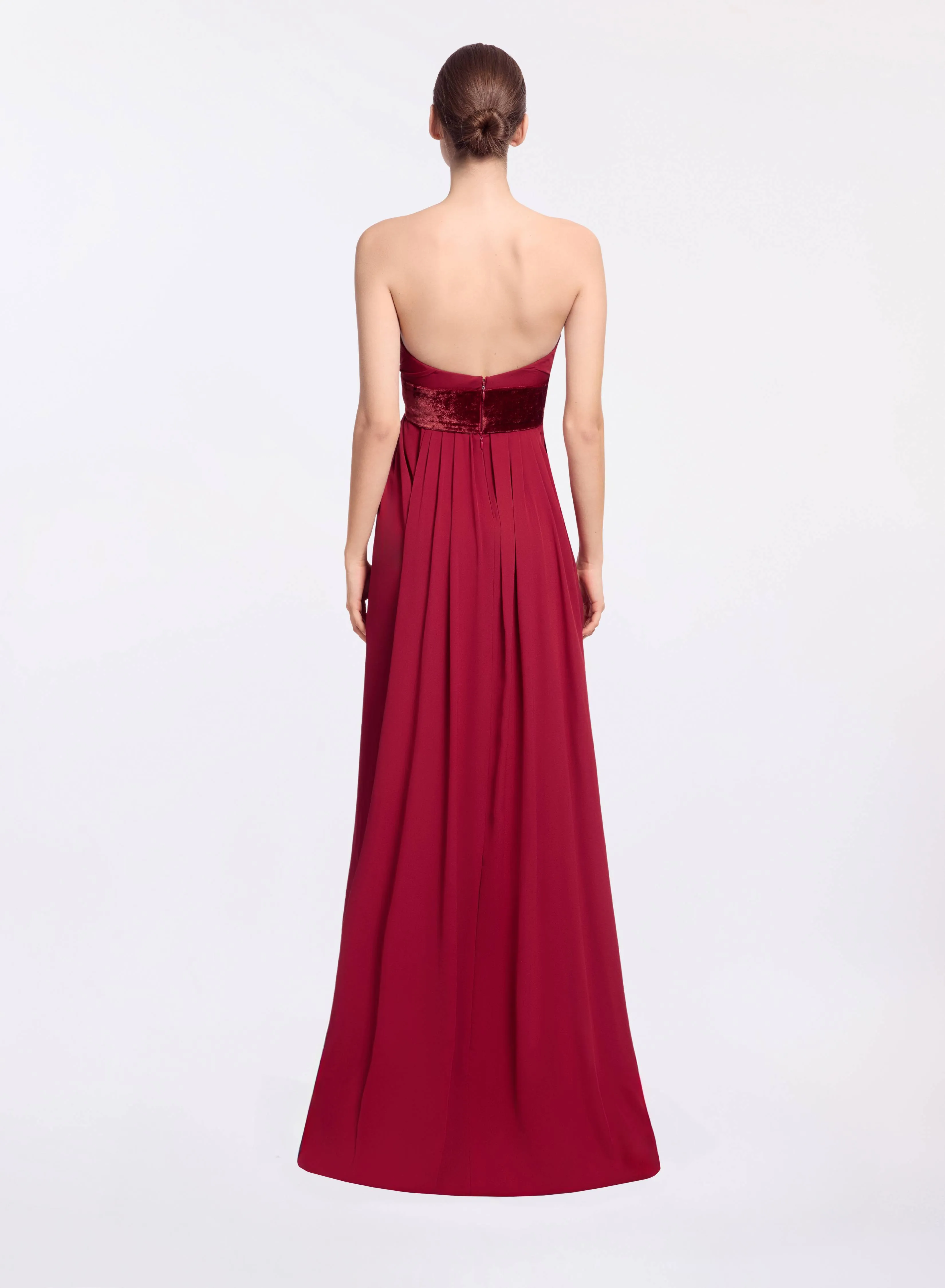Silk and Velvet Long Dress sold by Elie Saab product image thumbnail 2