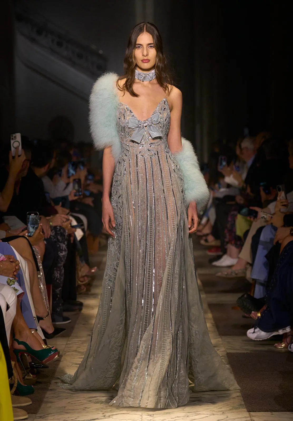 Look 25 sold by Elie Saab