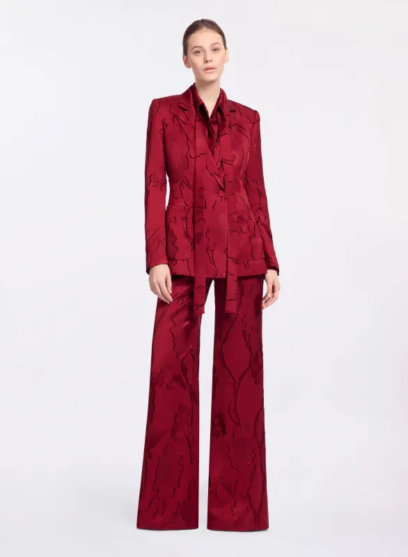 Flared Jacquard Pants sold by Elie Saab