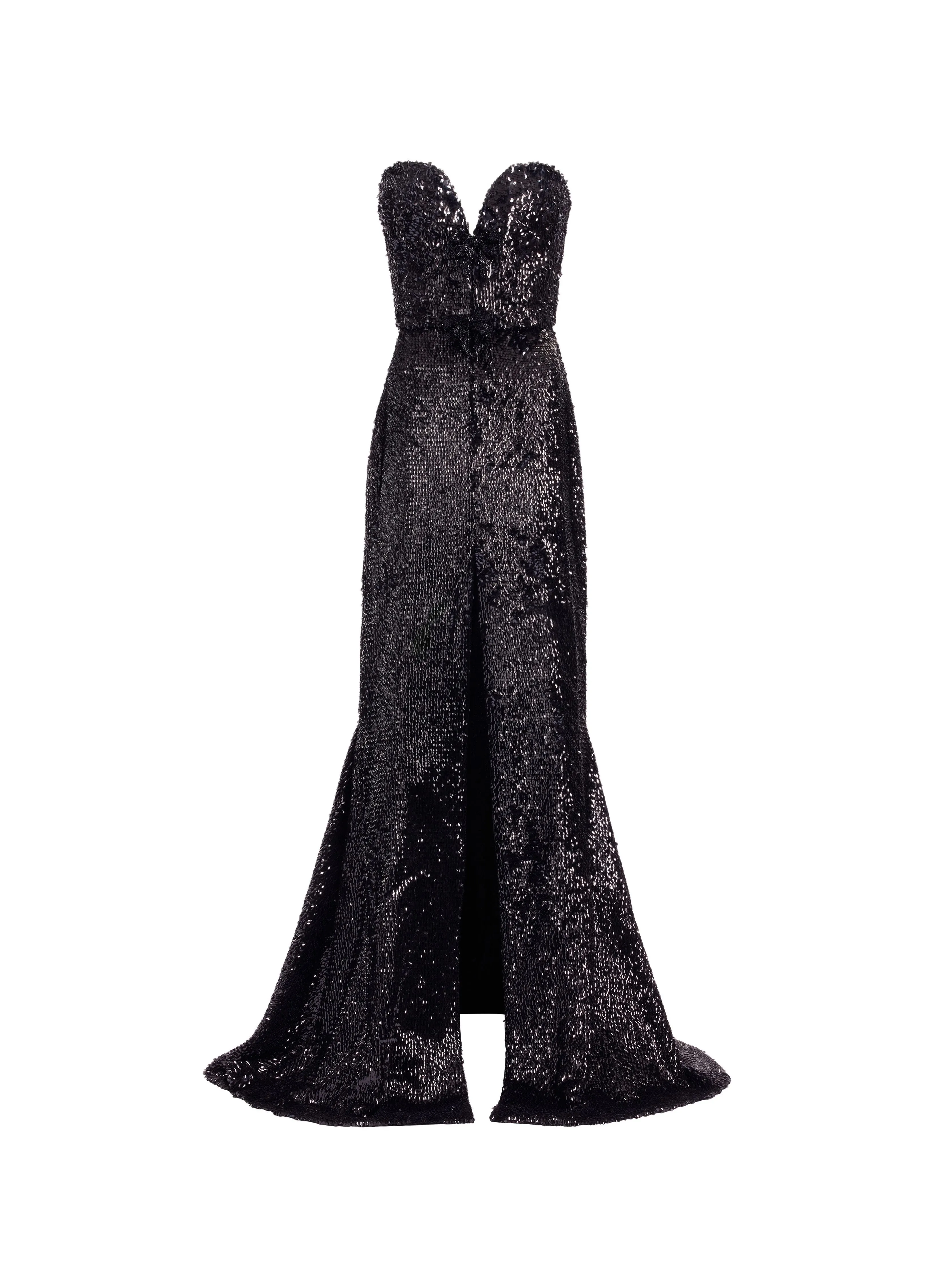 Sequin Embellished Strapless Dress sold by Elie Saab product image thumbnail 3
