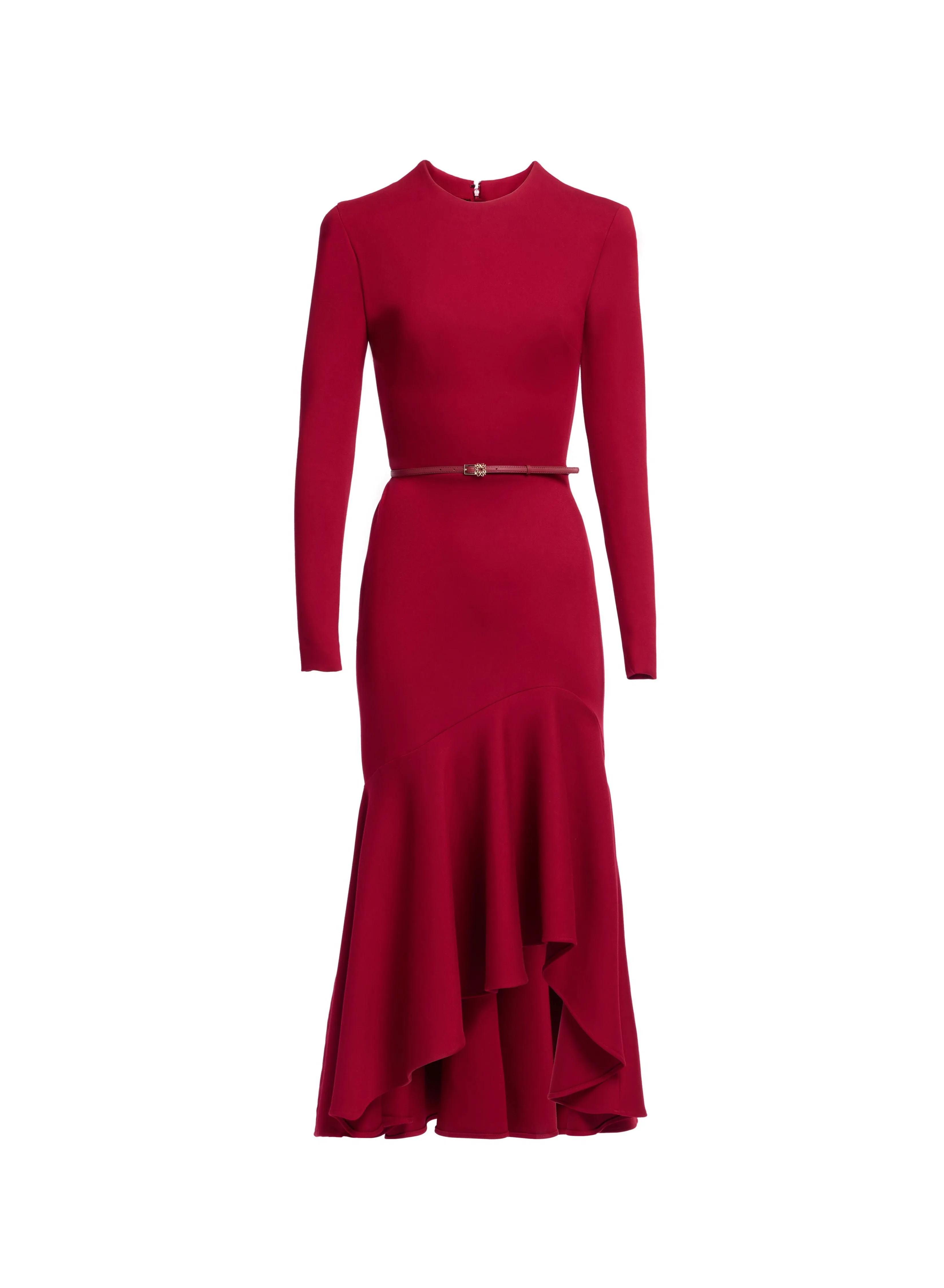 Structured Jersey Midi Dress sold by Elie Saab product image thumbnail 3