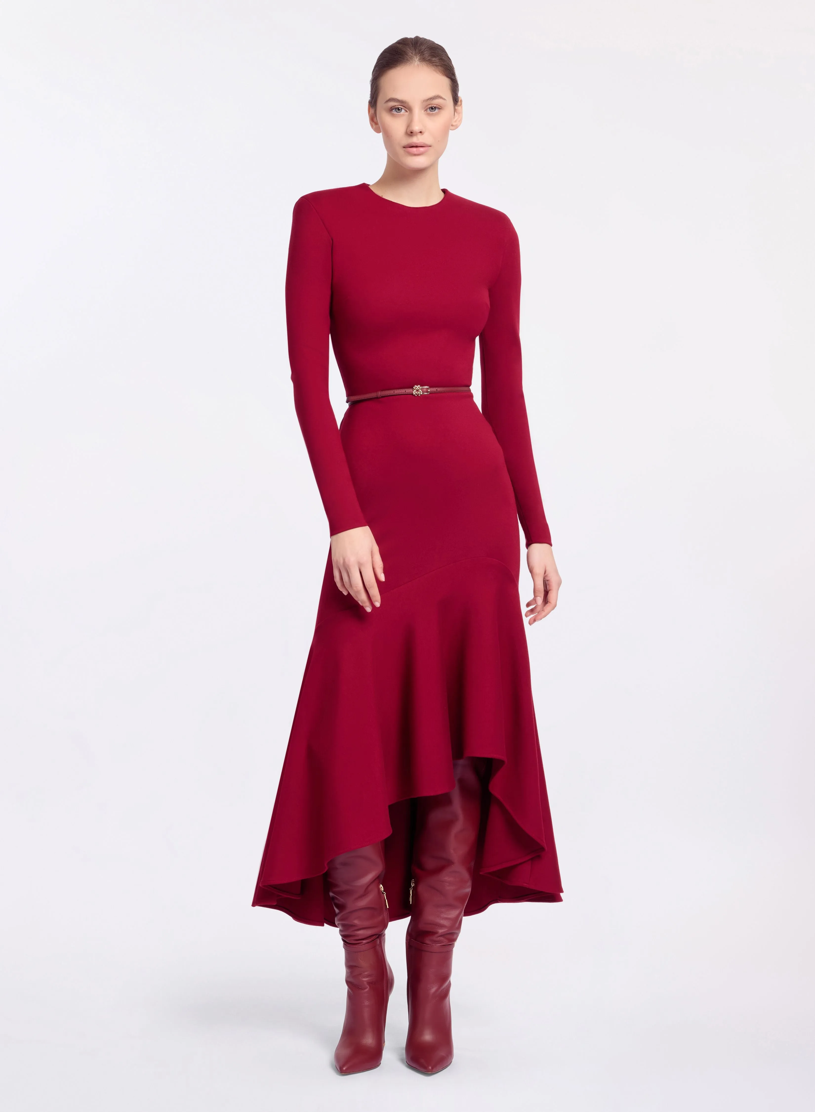 Structured Jersey Midi Dress sold by Elie Saab