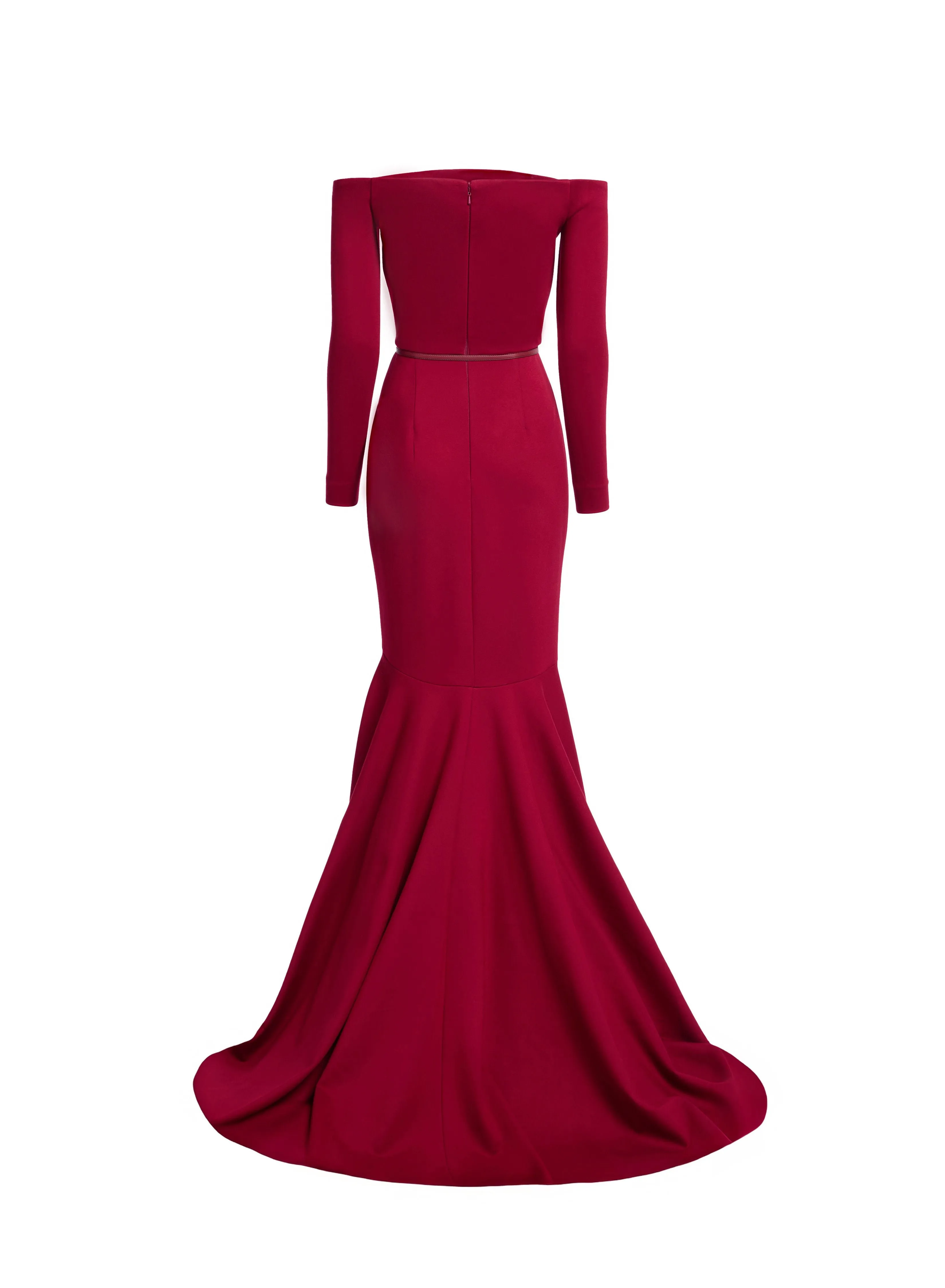 Structured Jersey Long Dress sold by Elie Saab product image thumbnail 4