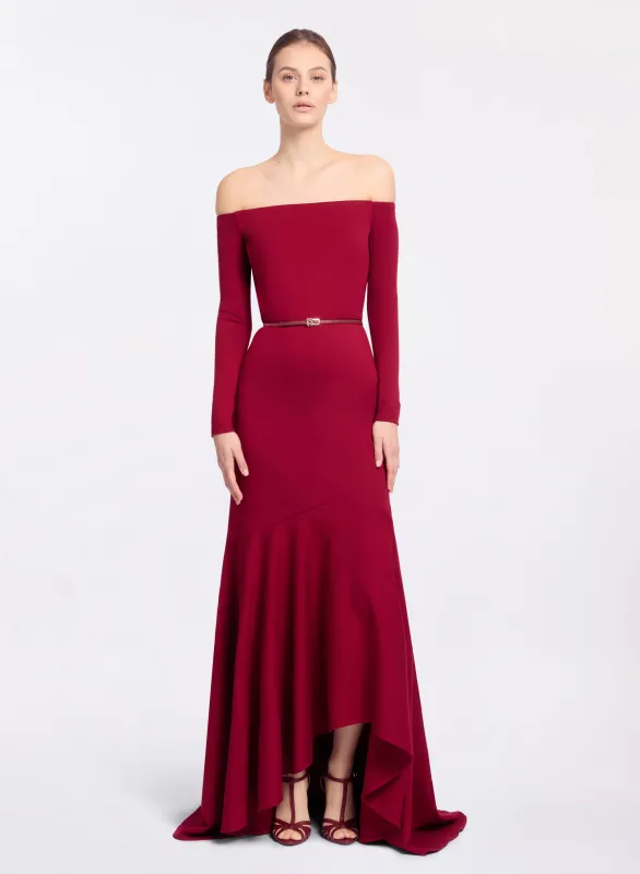 Structured Jersey Long Dress sold by Elie Saab