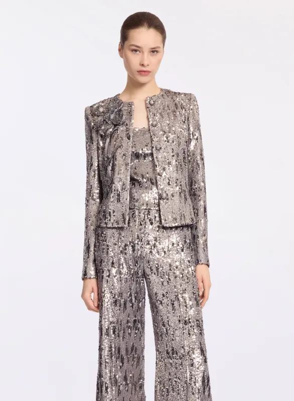 Sequin Embellished Jacket sold by Elie Saab