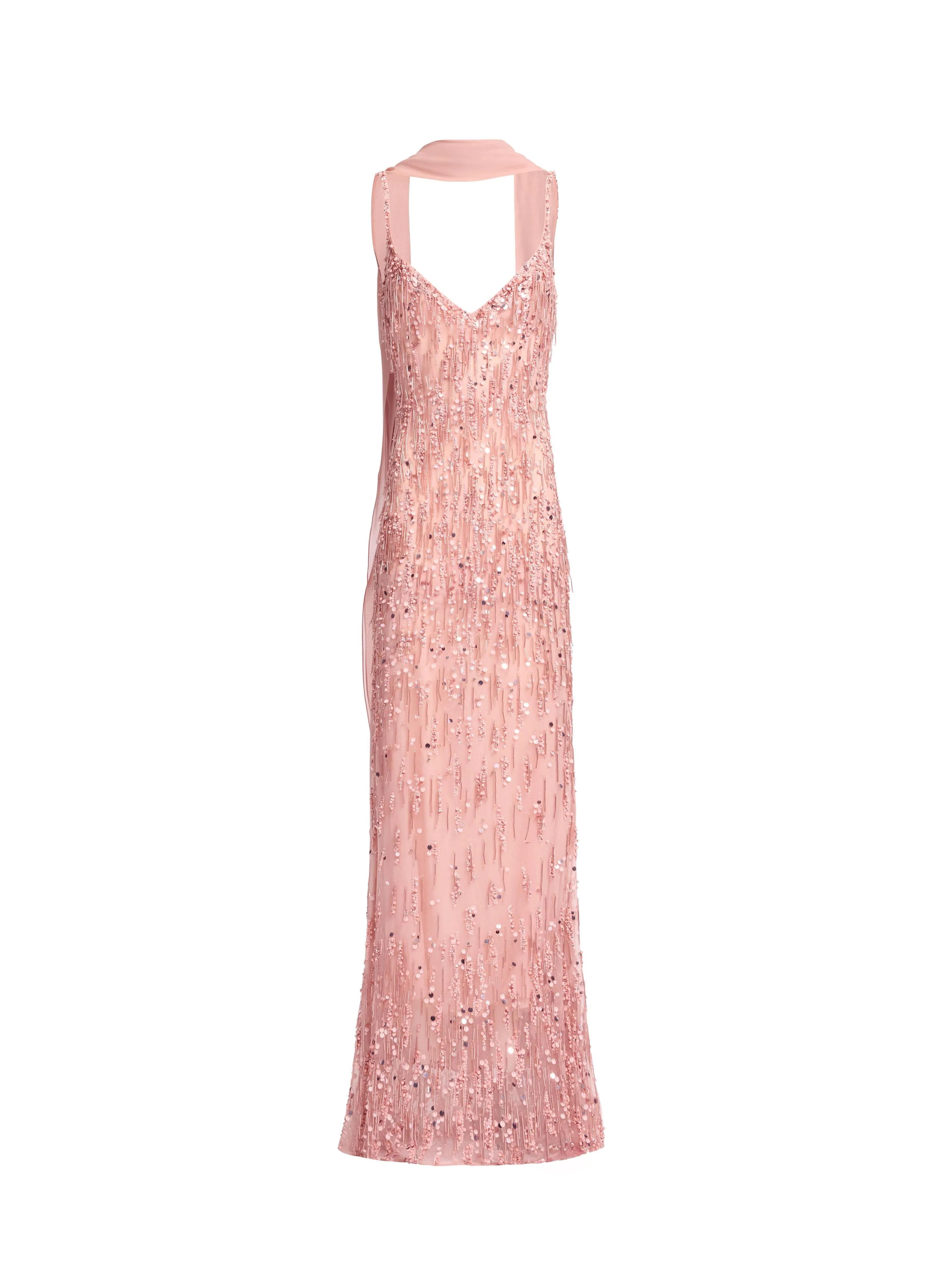 Bead Embroidered Long Dress sold by Elie Saab product image thumbnail 3