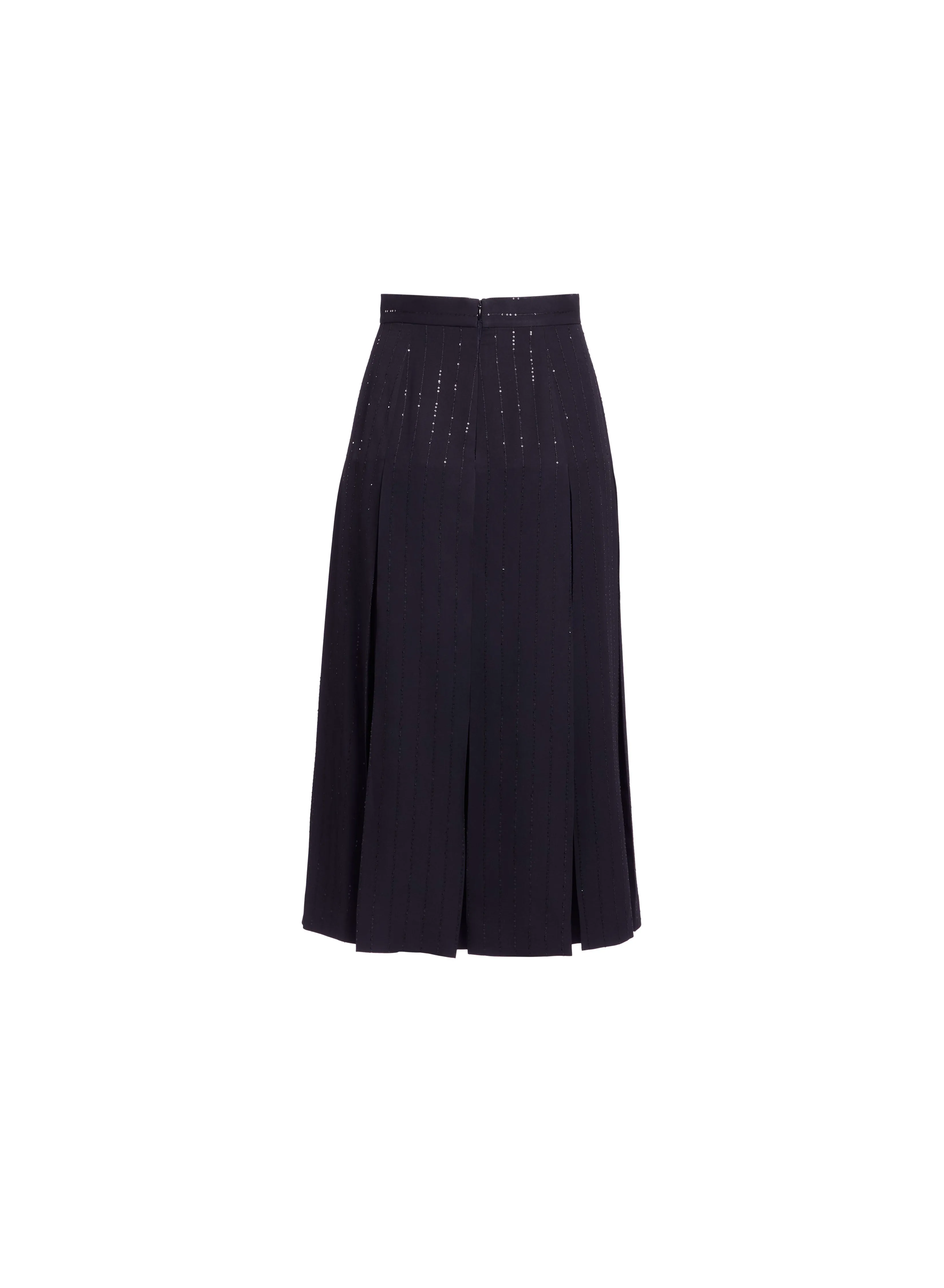 Pinstripe Crepe Midi Skirt sold by Elie Saab product image thumbnail 5