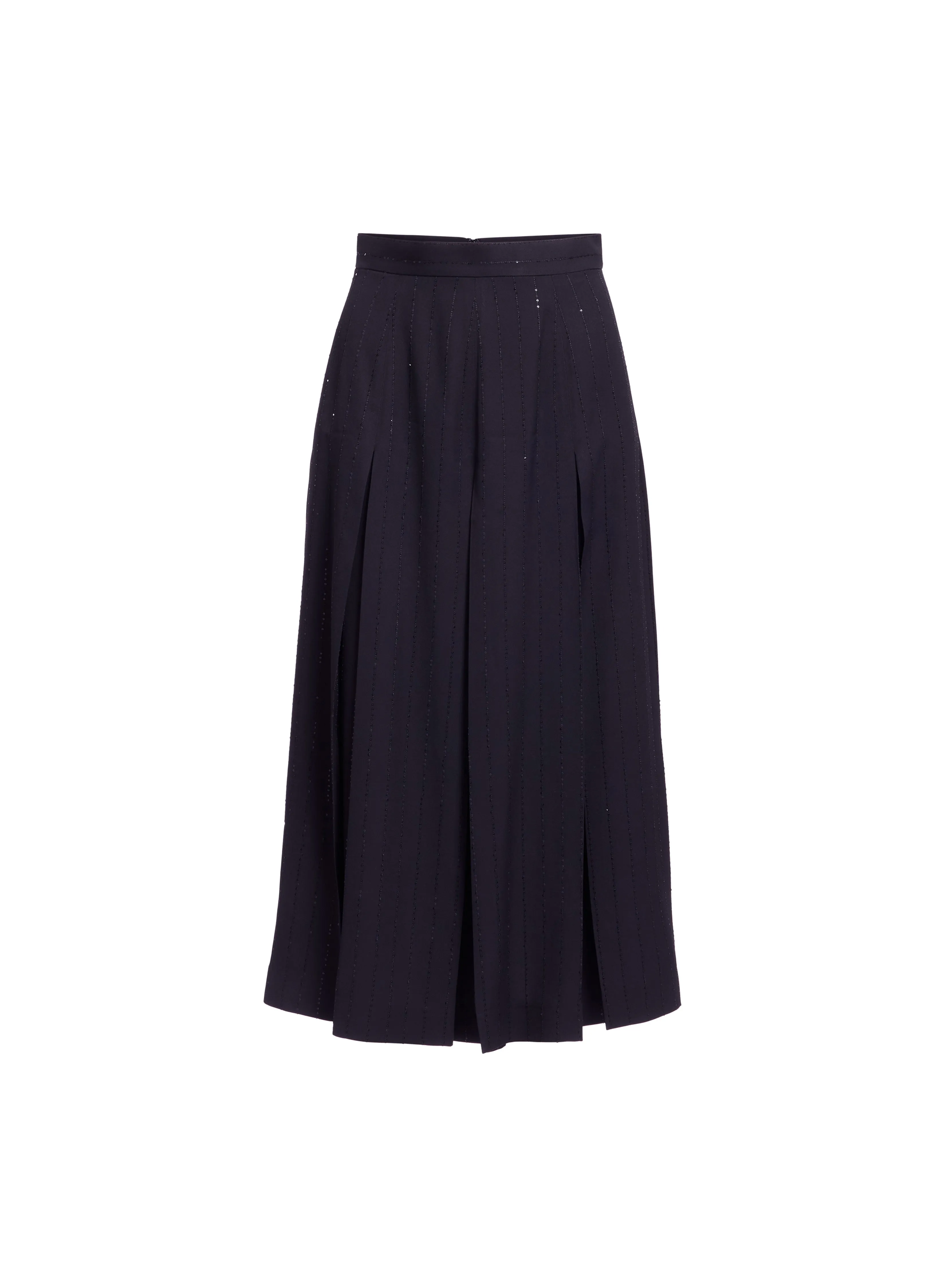 Pinstripe Crepe Midi Skirt sold by Elie Saab product image thumbnail 4