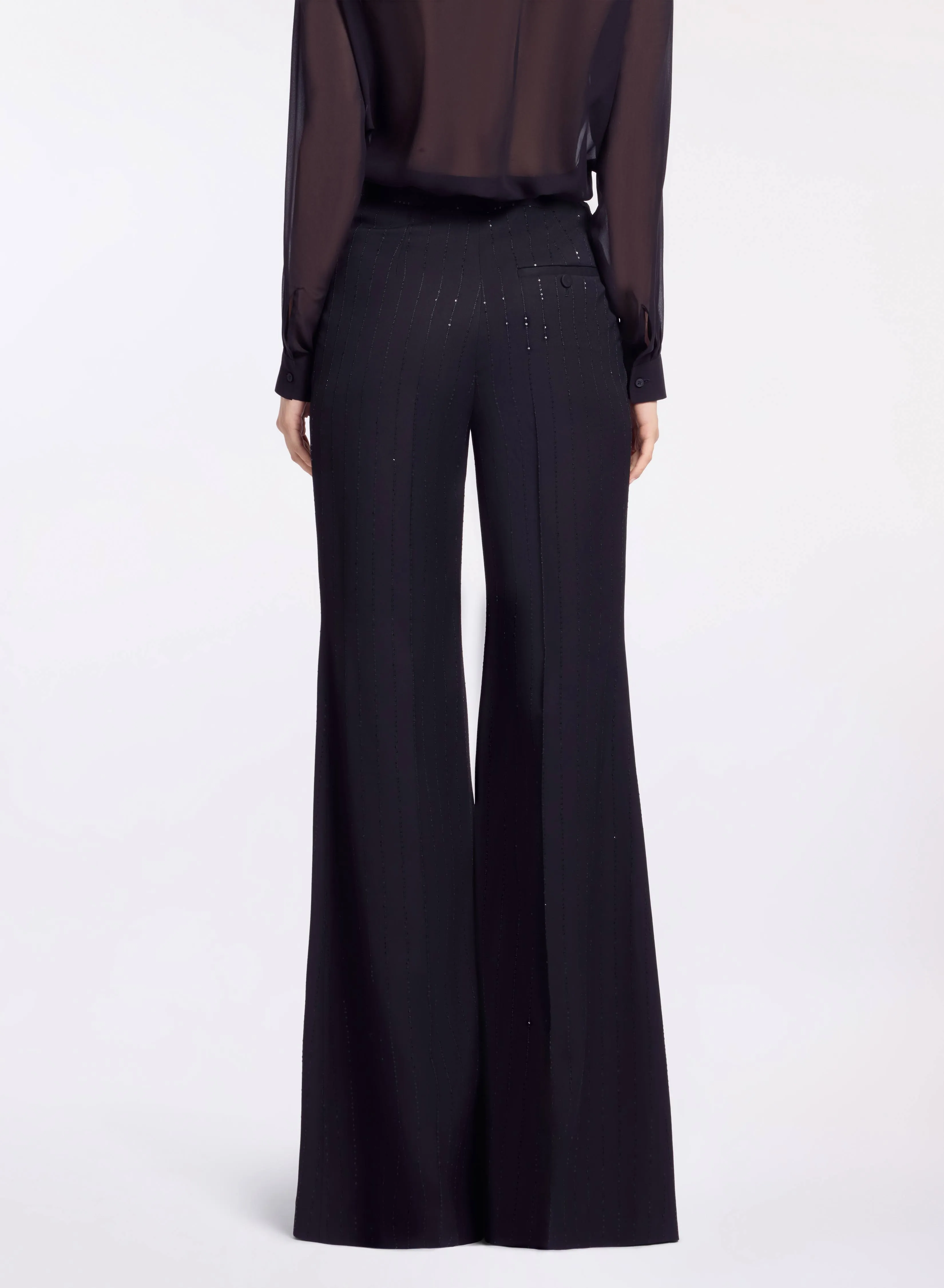Embellished Pinstripe Pants sold by Elie Saab product image thumbnail 2