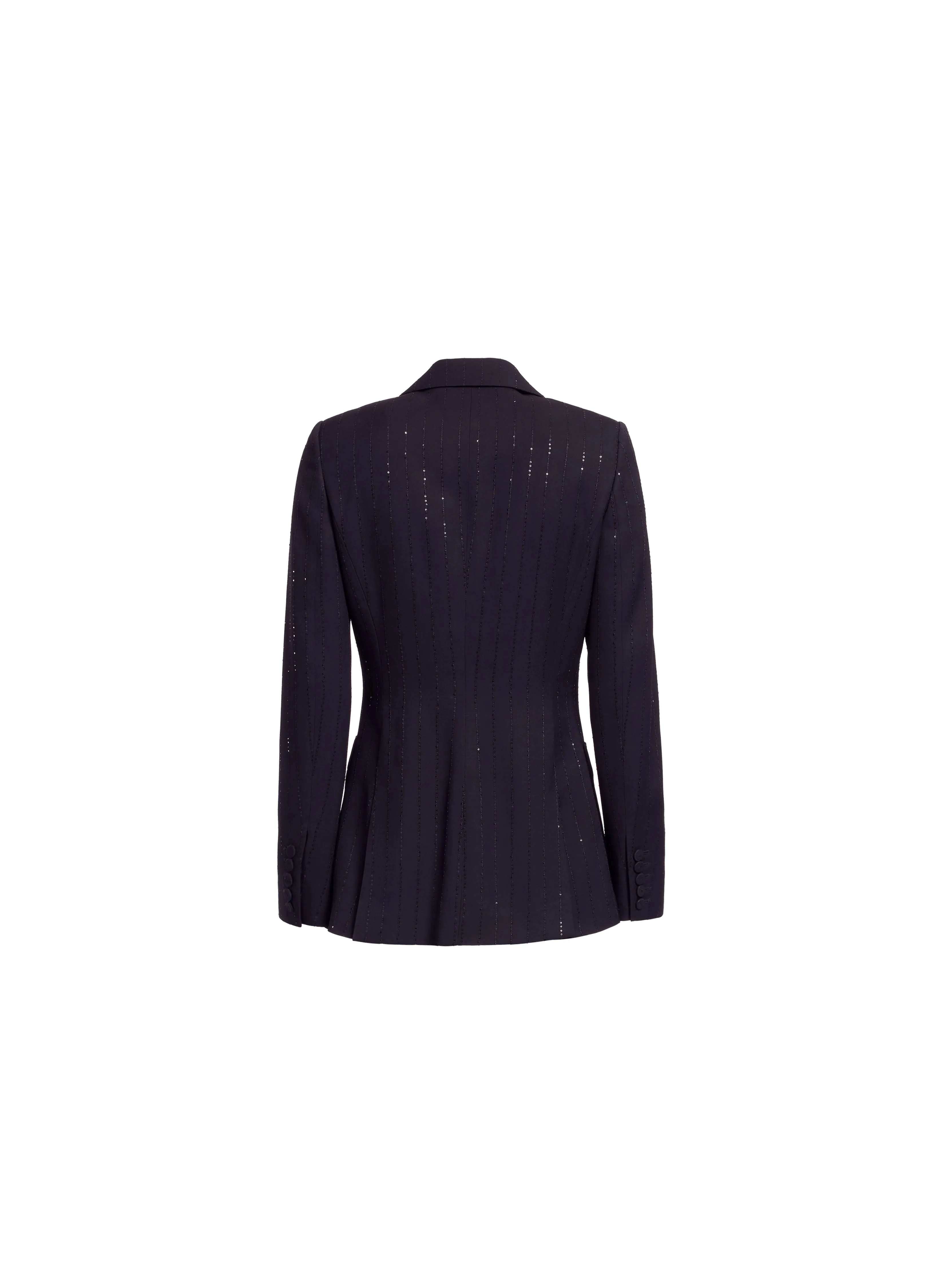 Embellished Pinstripe Crepe Blazer sold by Elie Saab product image thumbnail 5
