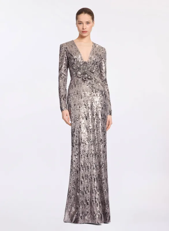 Long Sequin Dress sold by Elie Saab