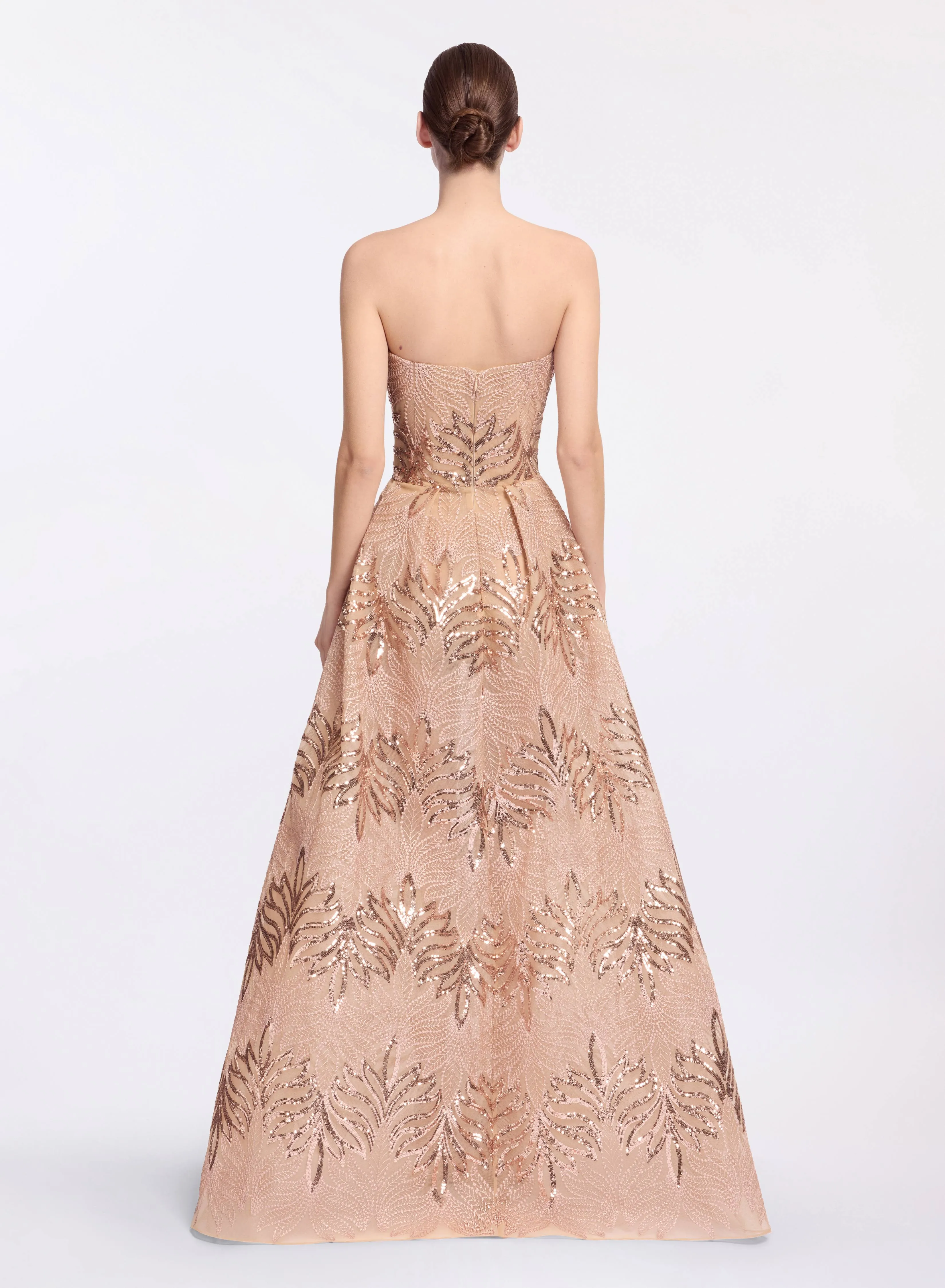 Sequin Embroidered Strapless Gown sold by Elie Saab product image thumbnail 2