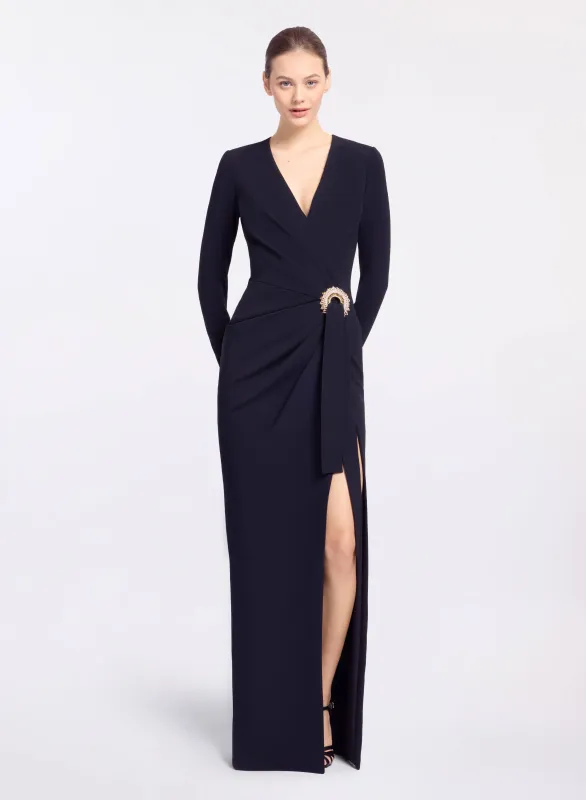 Crystal Embellished Long Dress sold by Elie Saab