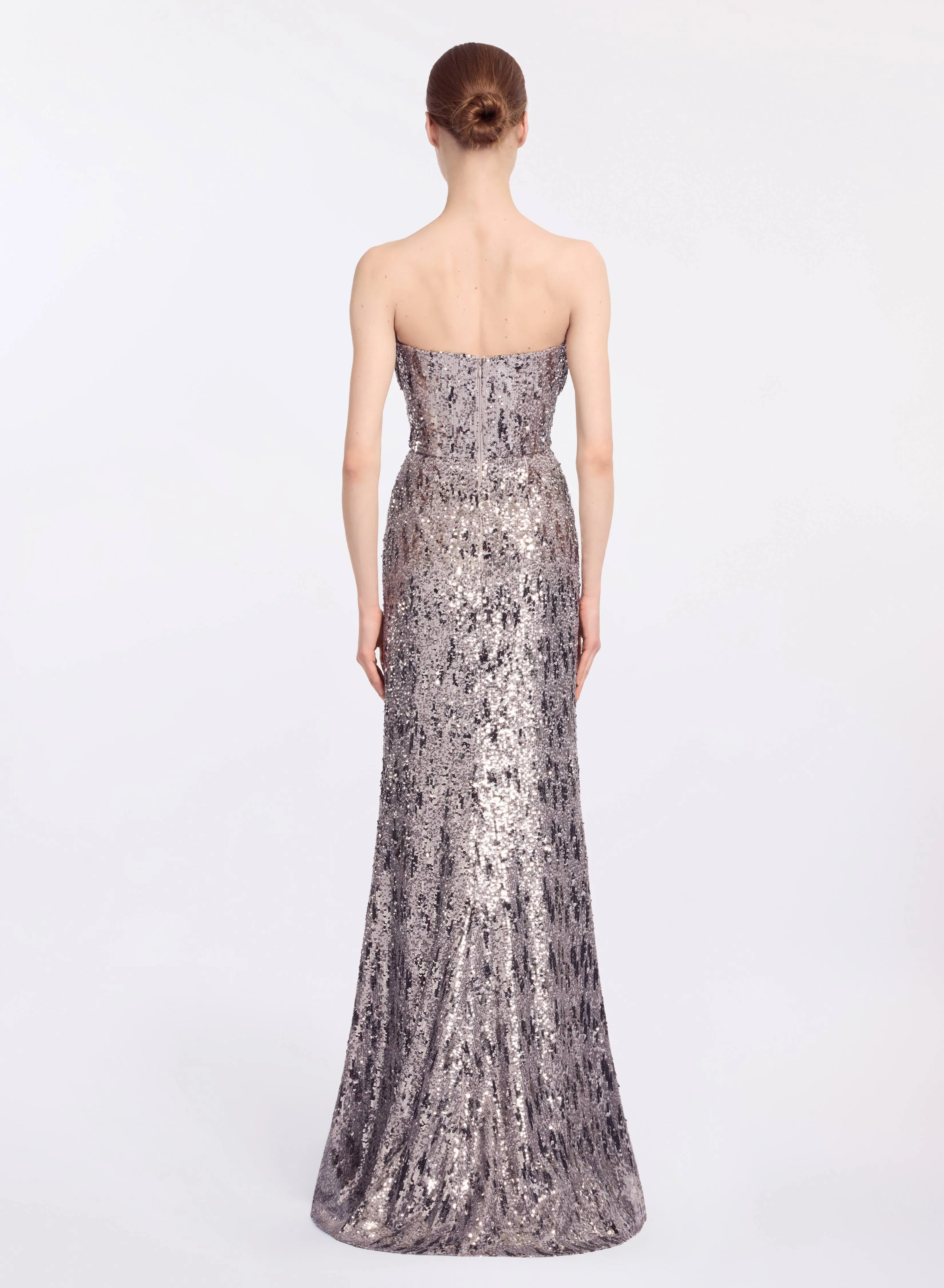 Sequin Embellished Strapless Gown sold by Elie Saab product image thumbnail 2