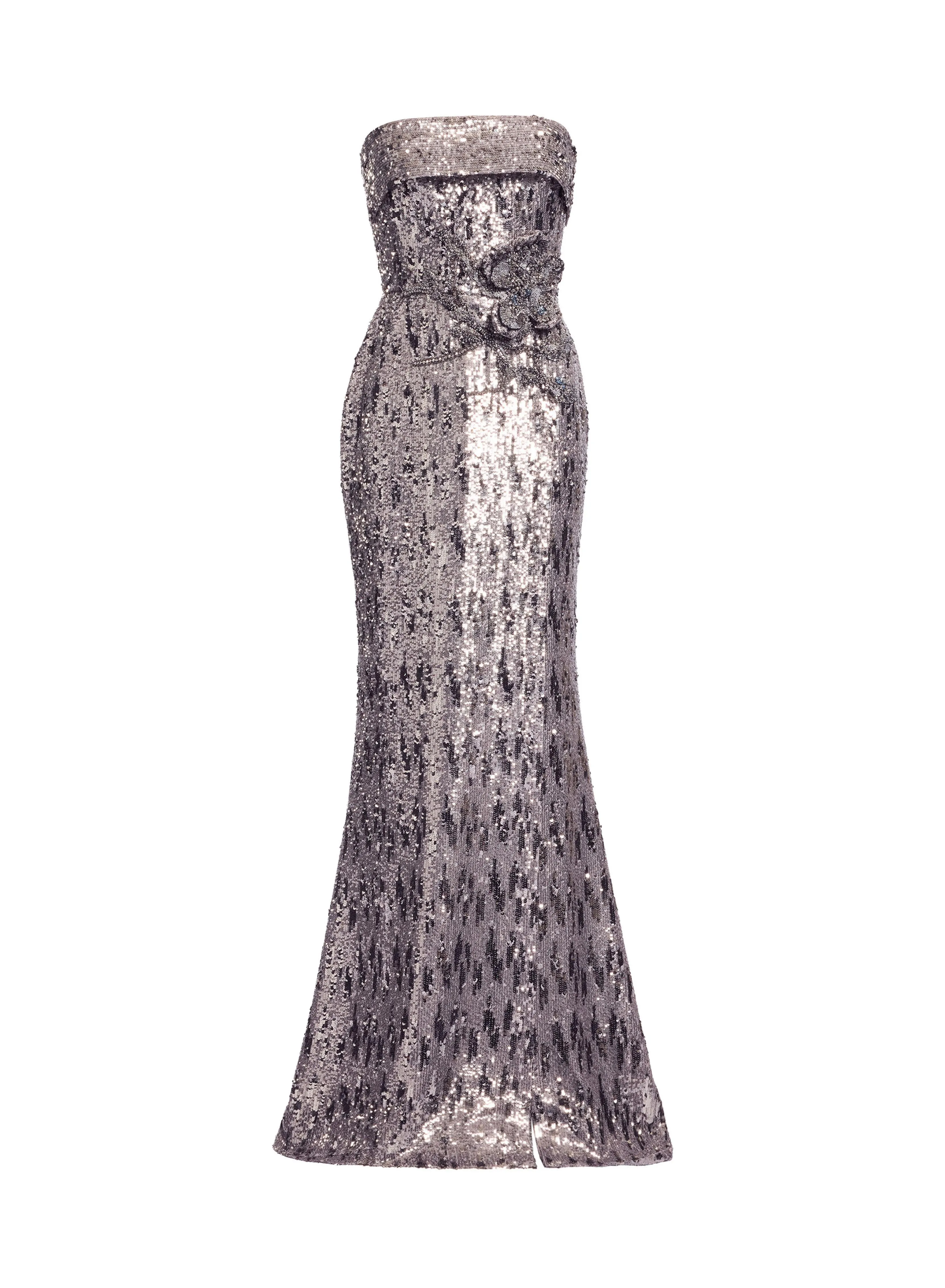Sequin Embellished Strapless Gown sold by Elie Saab product image thumbnail 3