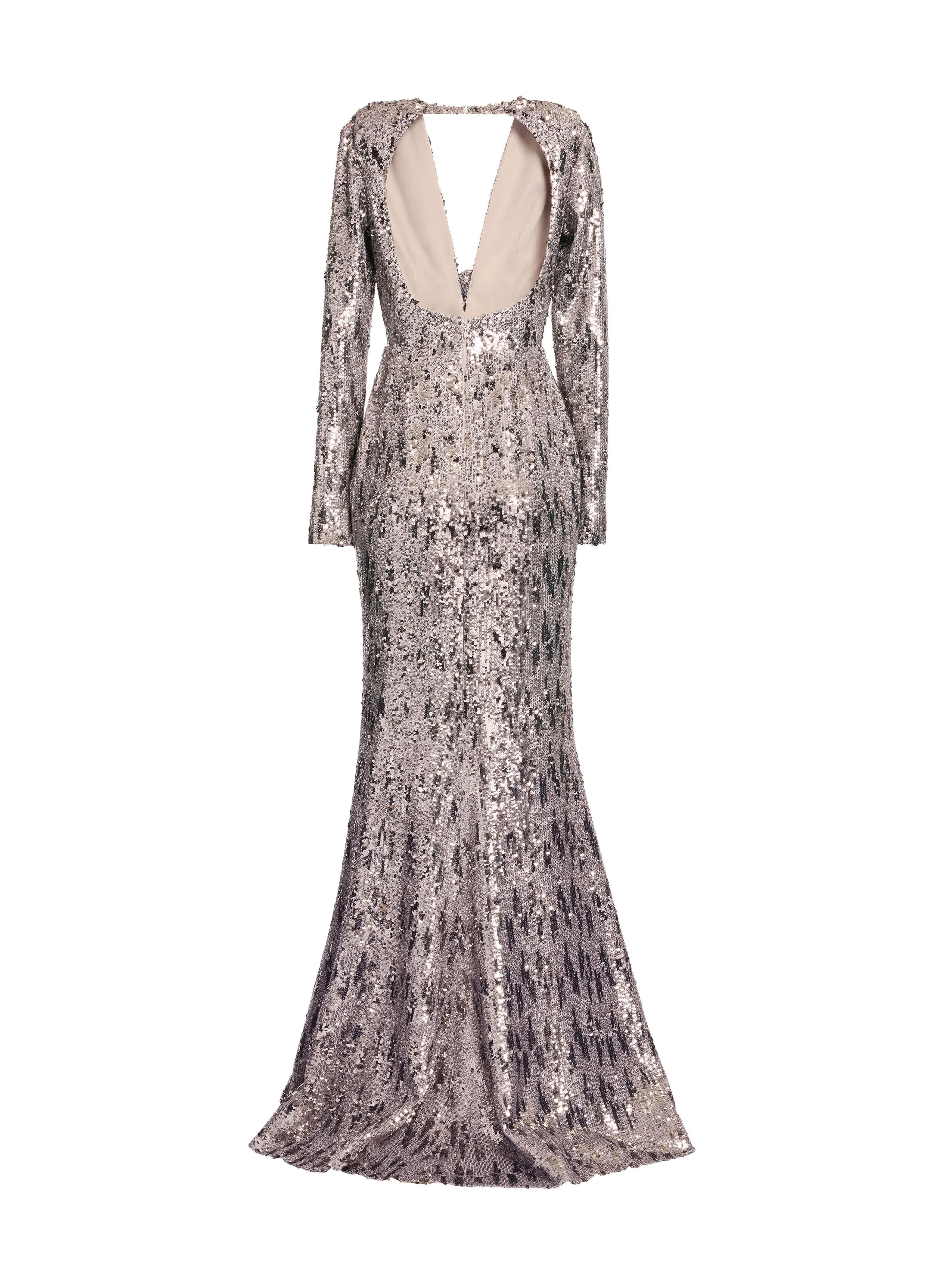 Sequin Embellished Open-Back Dress sold by Elie Saab product image thumbnail 4