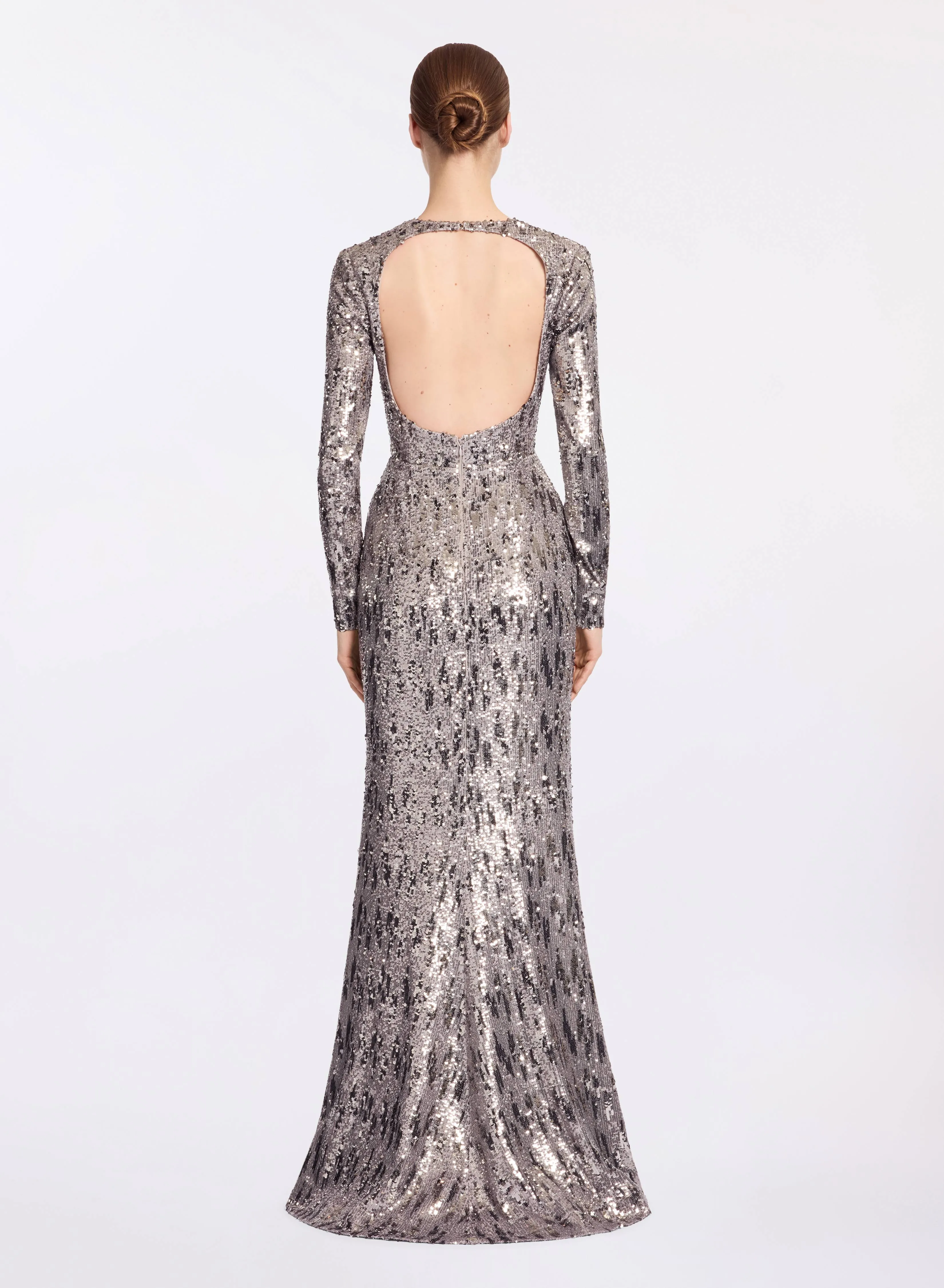 Sequin Embellished Open-Back Dress sold by Elie Saab product image thumbnail 2