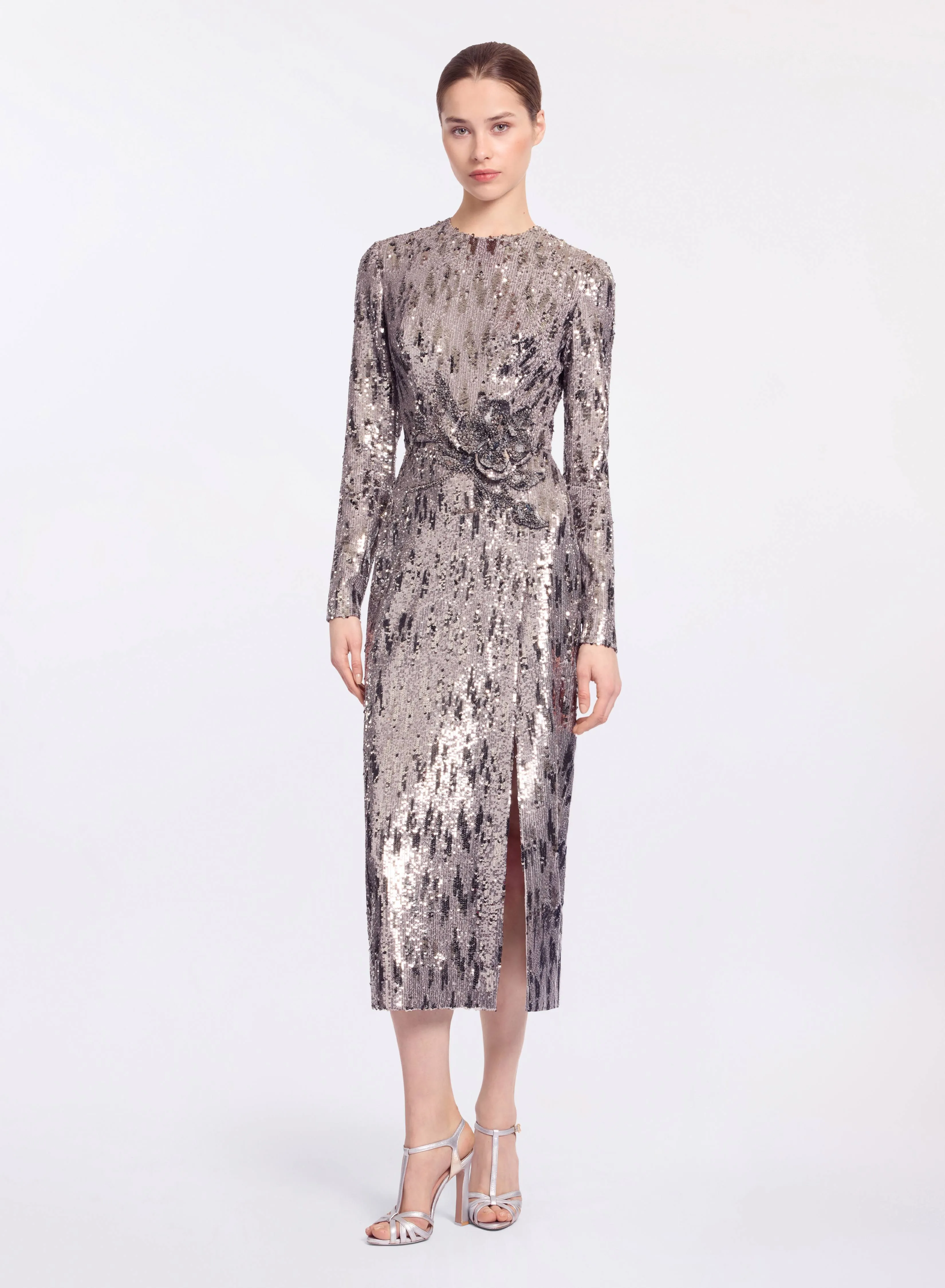 Sequin Embellished Long Dress sold by Elie Saab