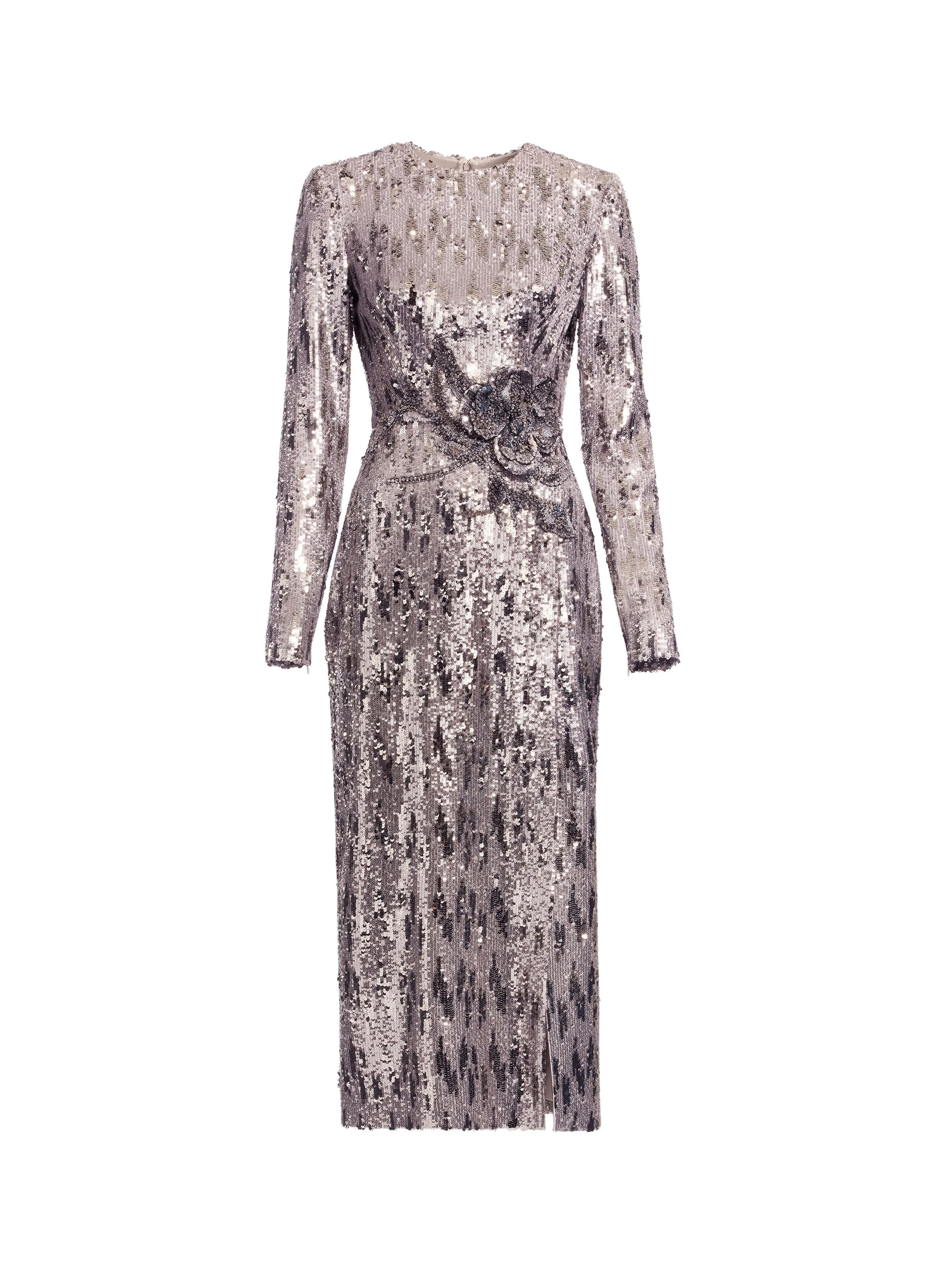 Sequin Embellished Long Dress sold by Elie Saab product image thumbnail 3