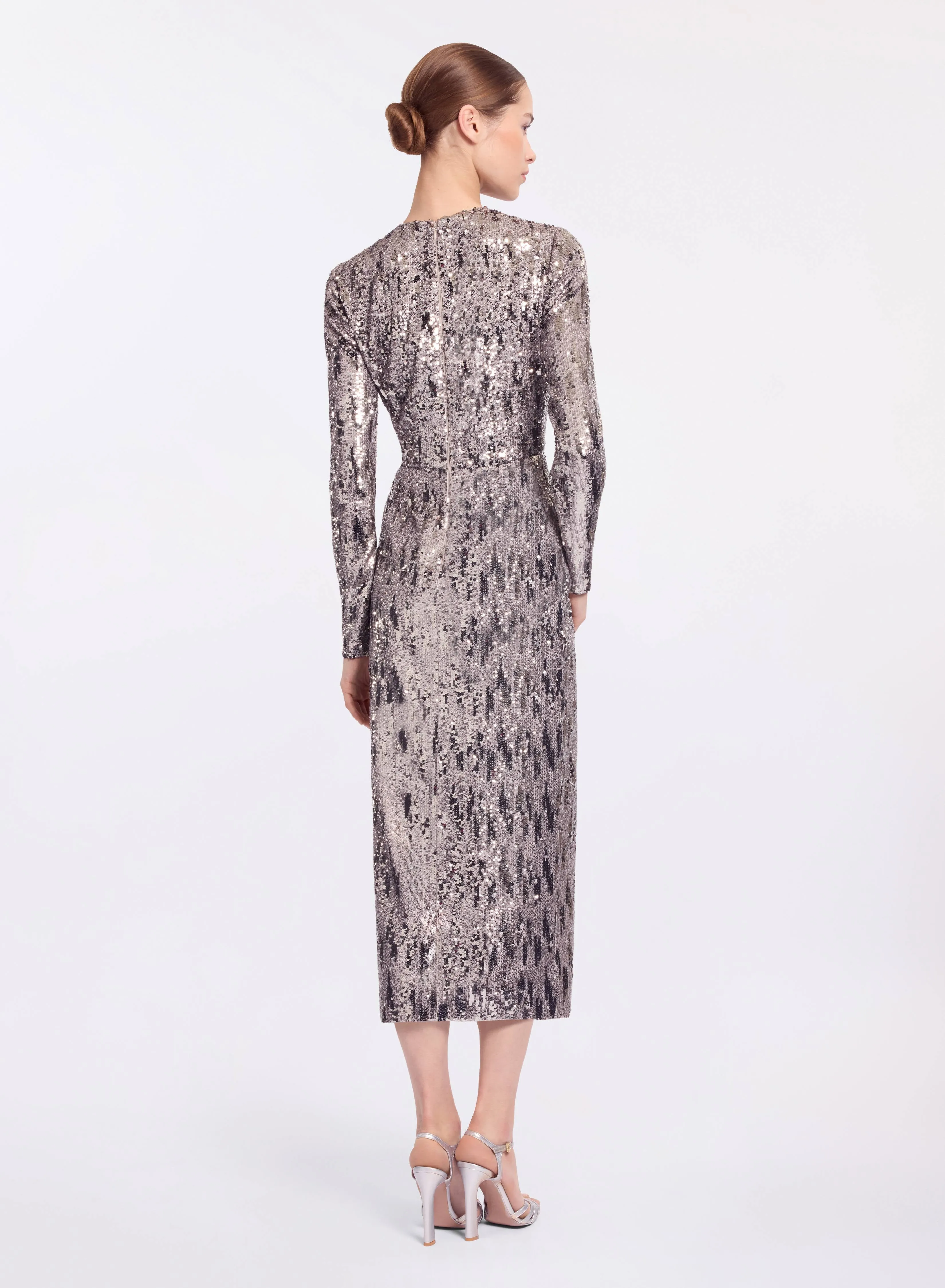 Sequin Embellished Long Dress sold by Elie Saab product image thumbnail 2