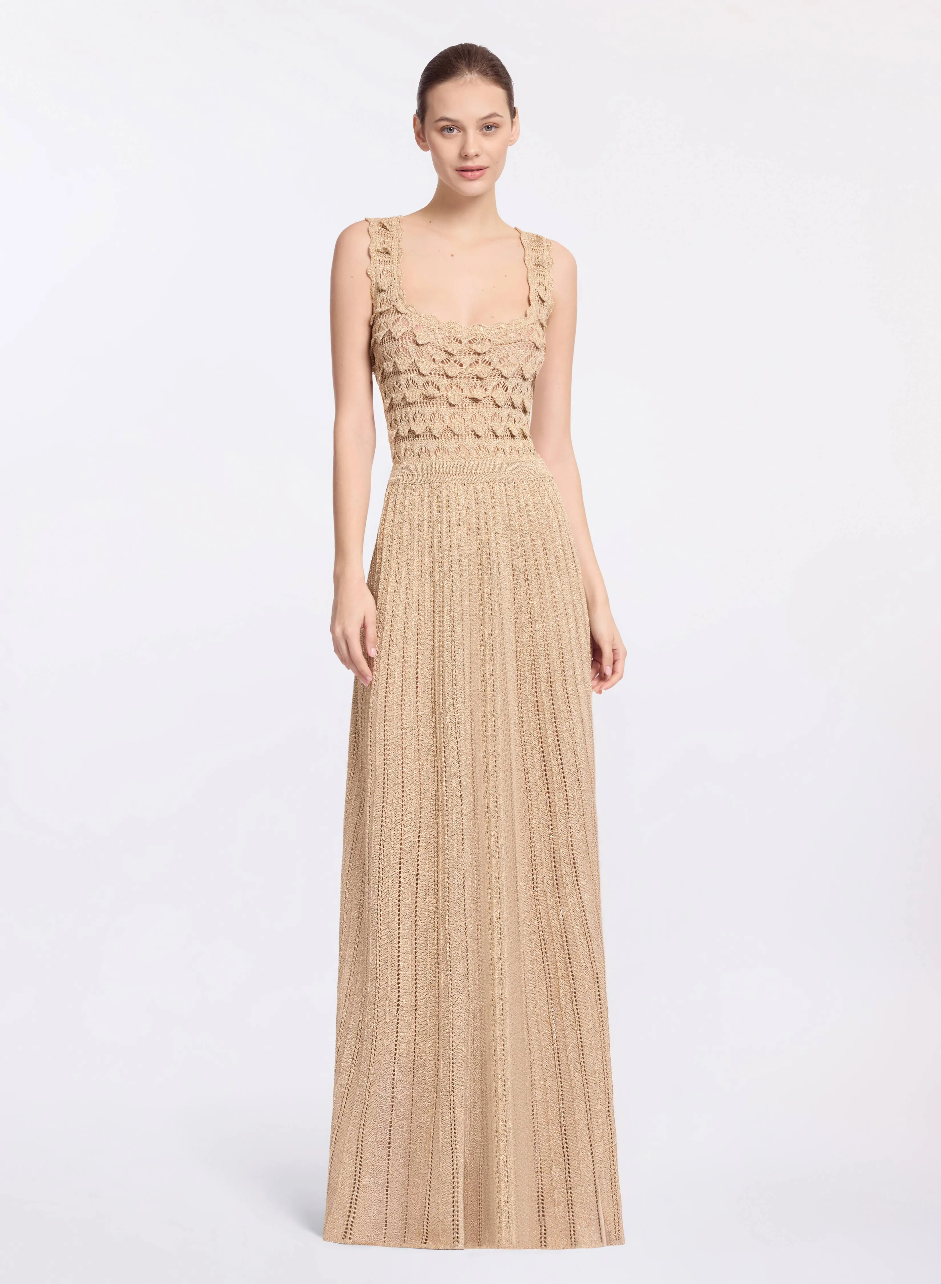 Gold Crochet Dress sold by Elie Saab