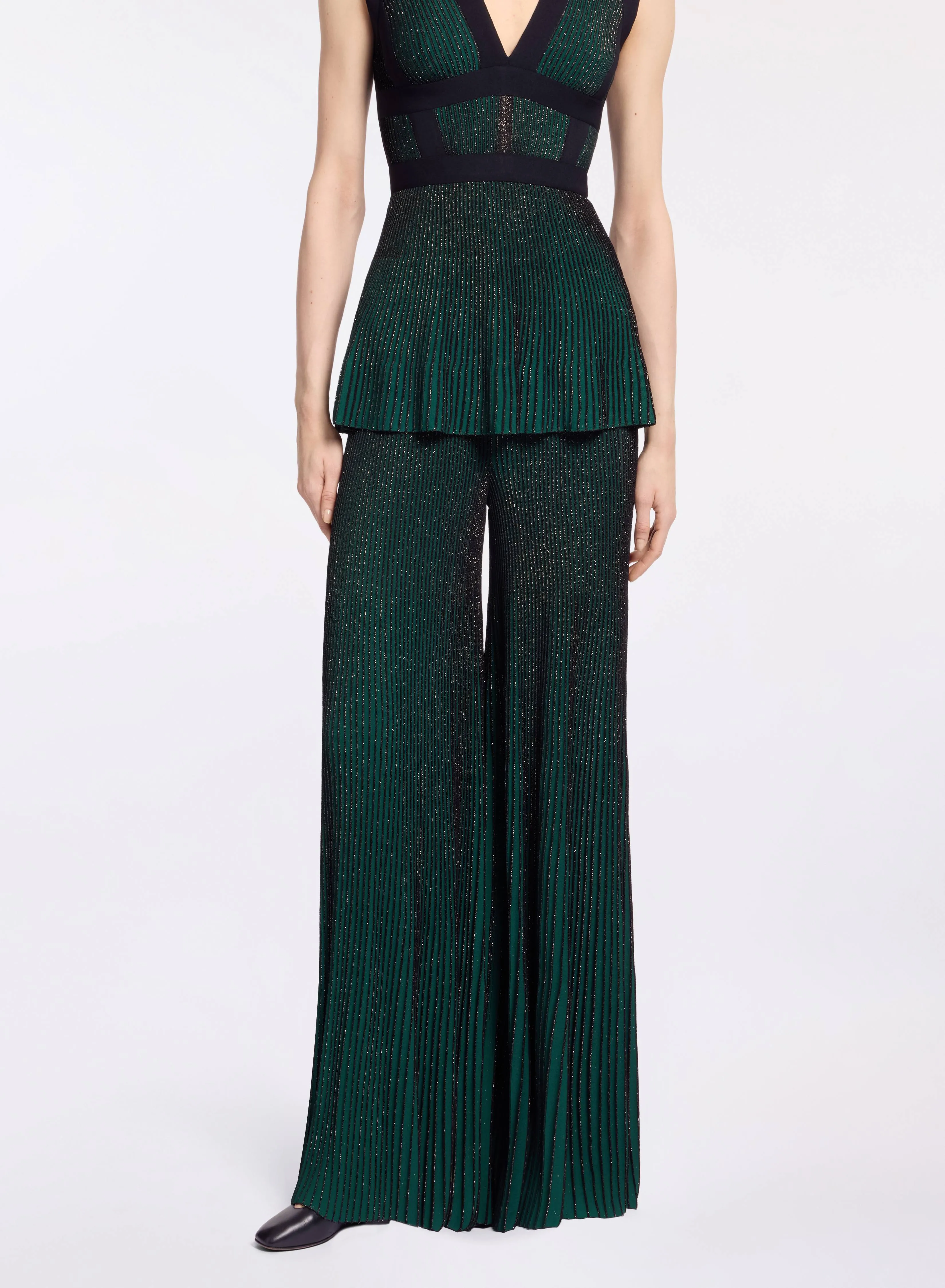 Metallic Knit Pants sold by Elie Saab