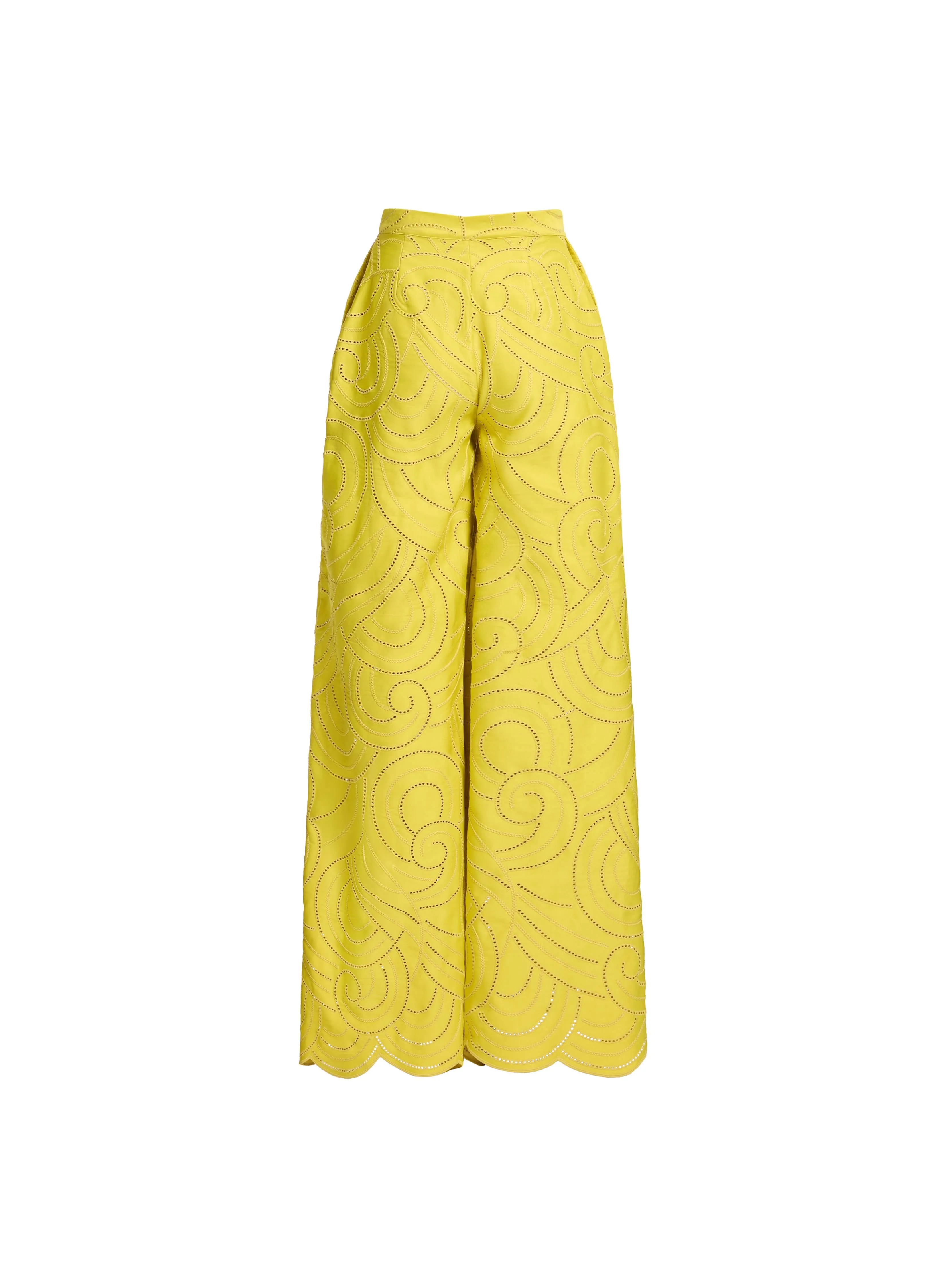 Swirl Embroidered Cotton Pants sold by Elie Saab product image thumbnail 5