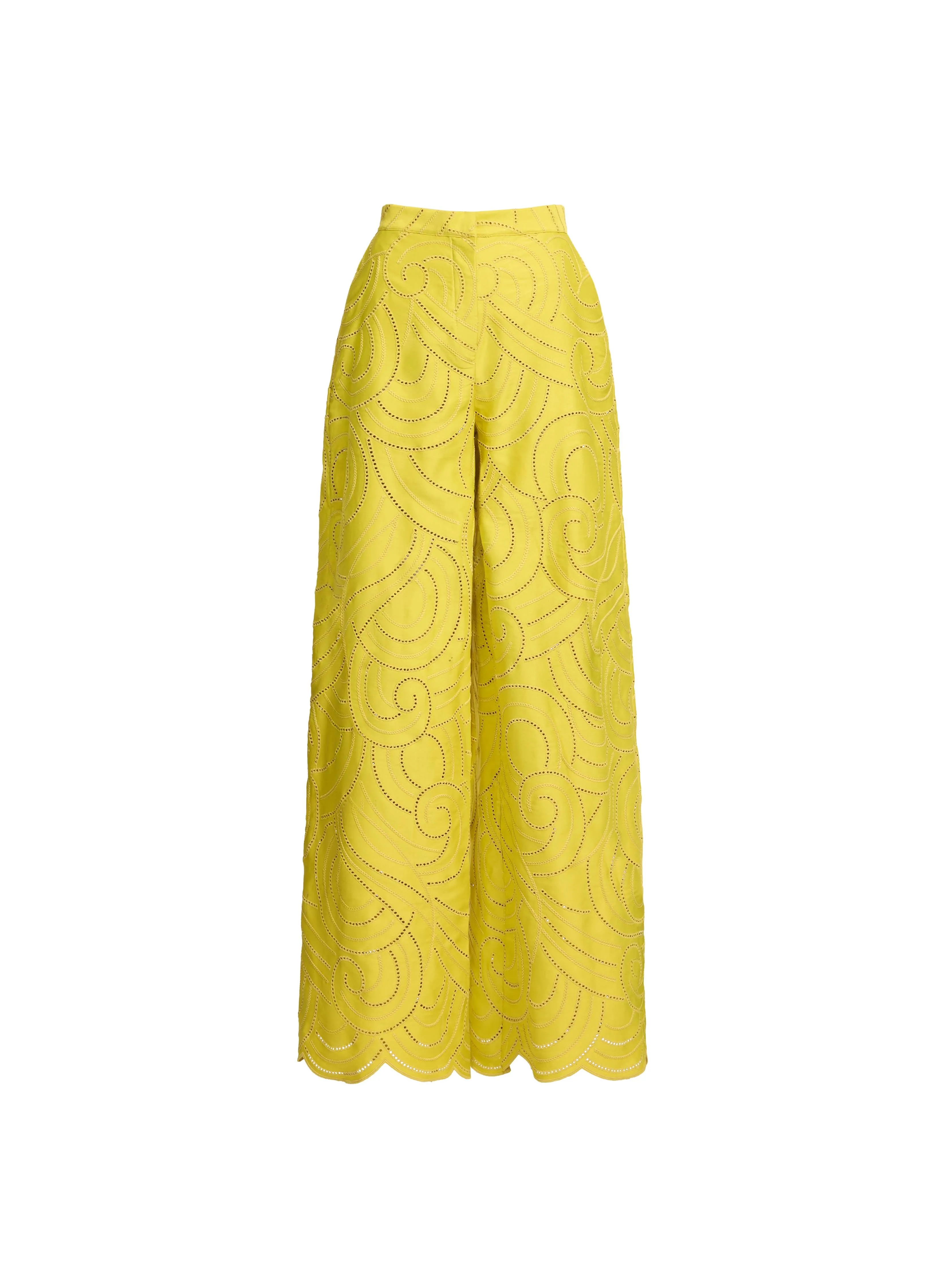 Swirl Embroidered Cotton Pants sold by Elie Saab product image thumbnail 4