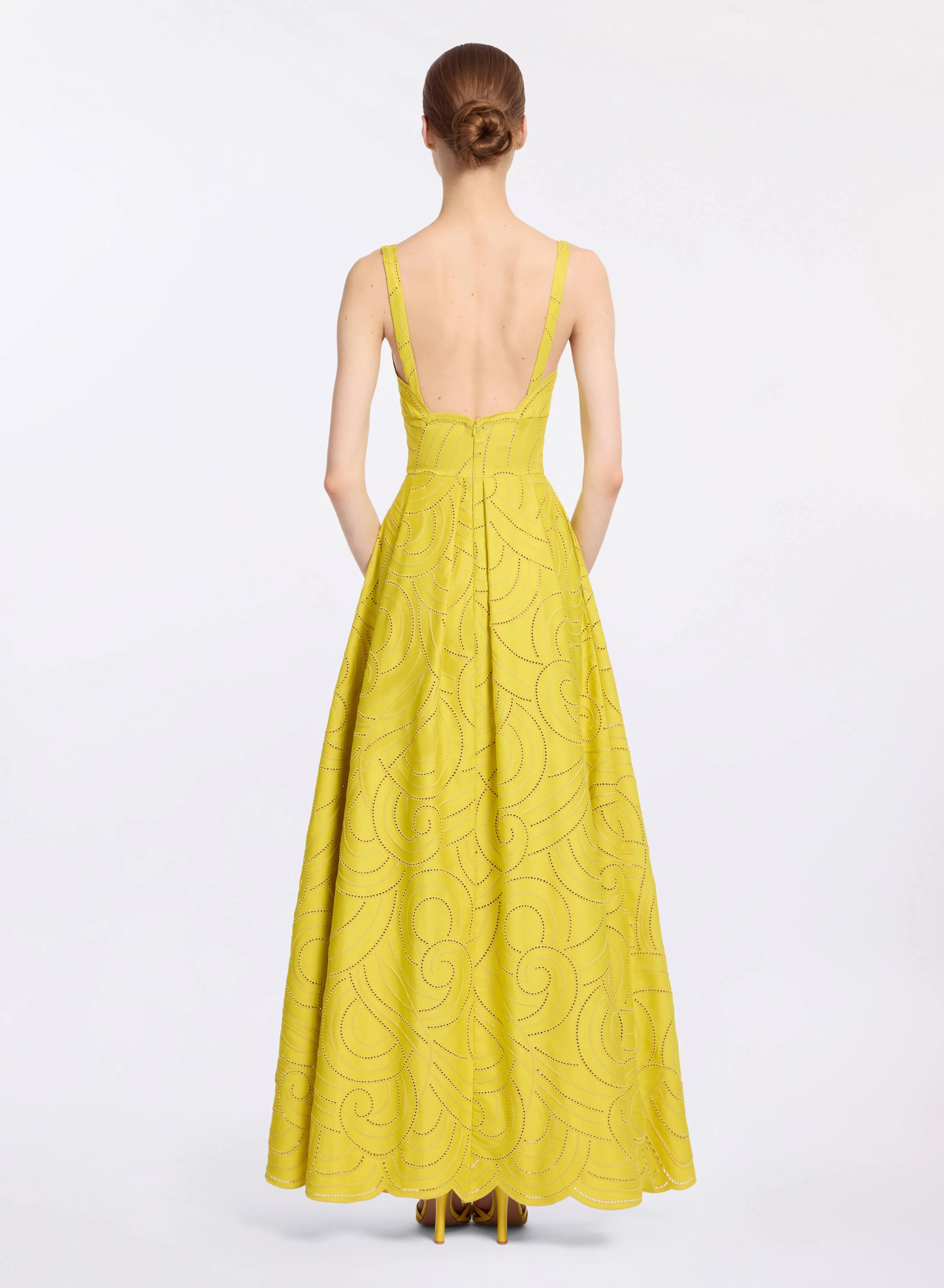 Swirl Embroidered Cotton Dress sold by Elie Saab product image thumbnail 2