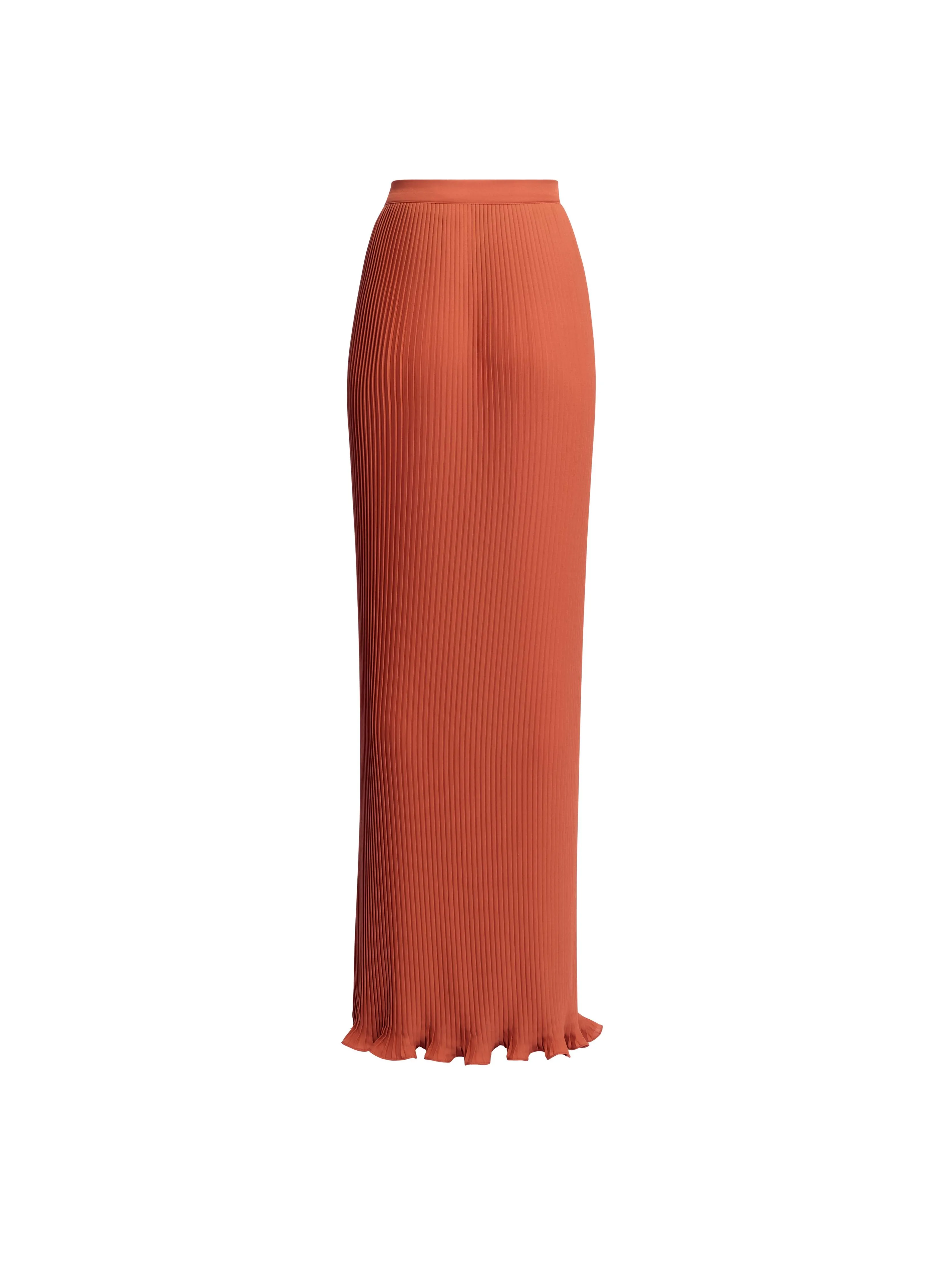 Pleated Chiffon Long Skirt sold by Elie Saab product image thumbnail 5