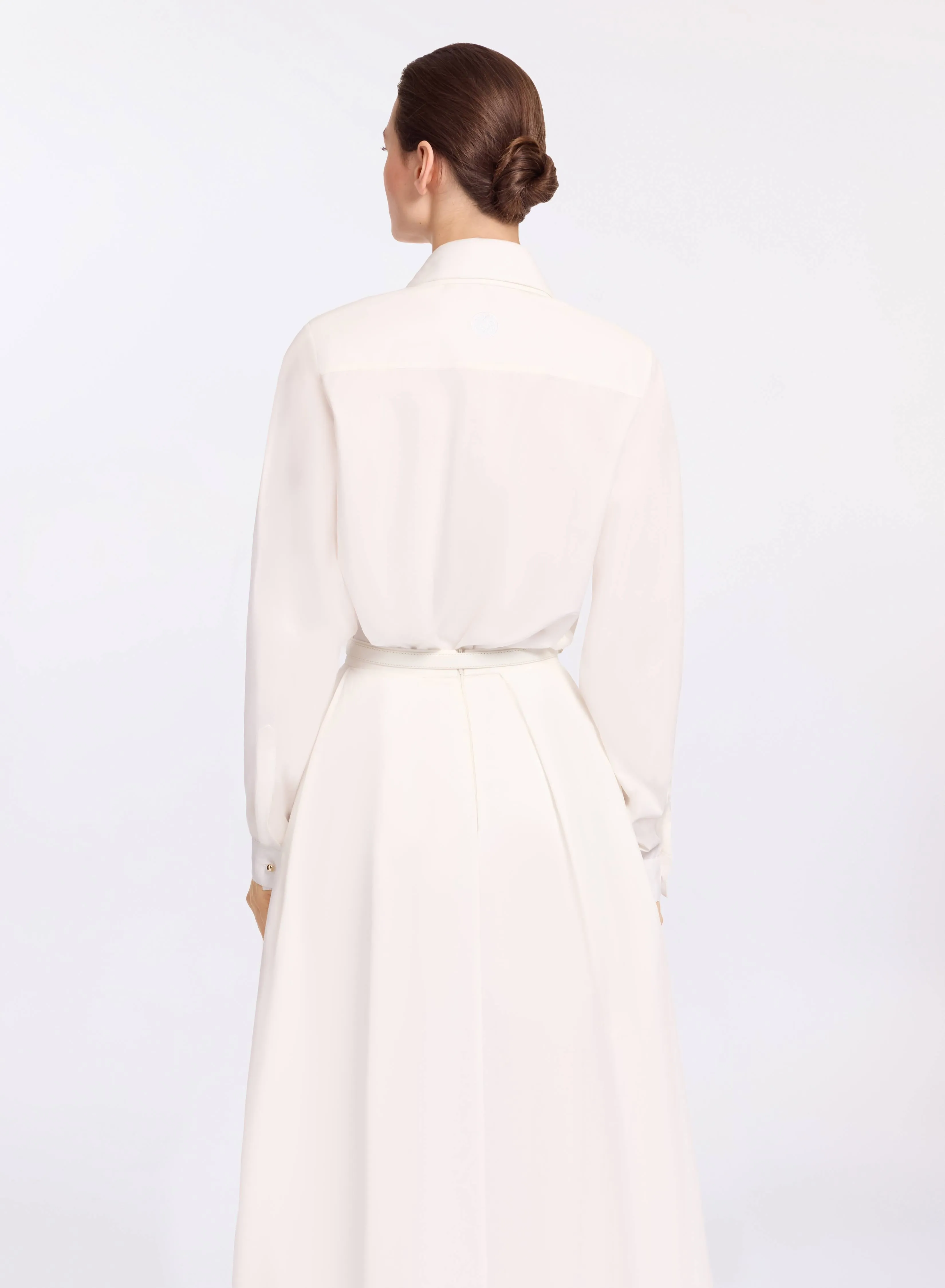 Monogram Embroidered Cotton Shirt sold by Elie Saab product image thumbnail 2