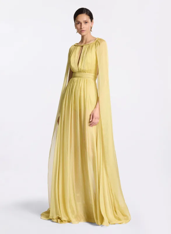 Printed Silk Long Dress sold by Elie Saab