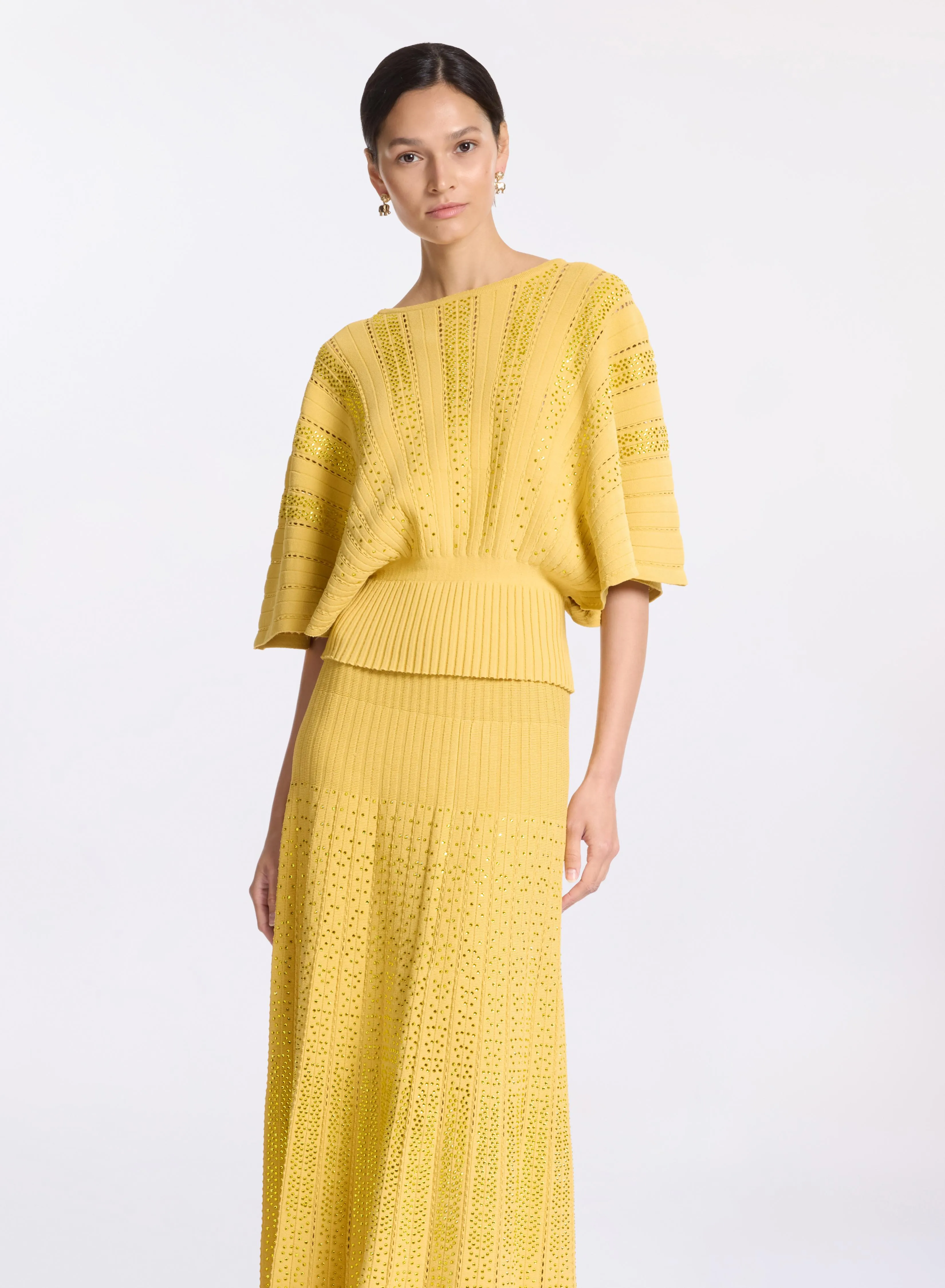 Crystal Embellished Knit Top sold by Elie Saab product image thumbnail 4