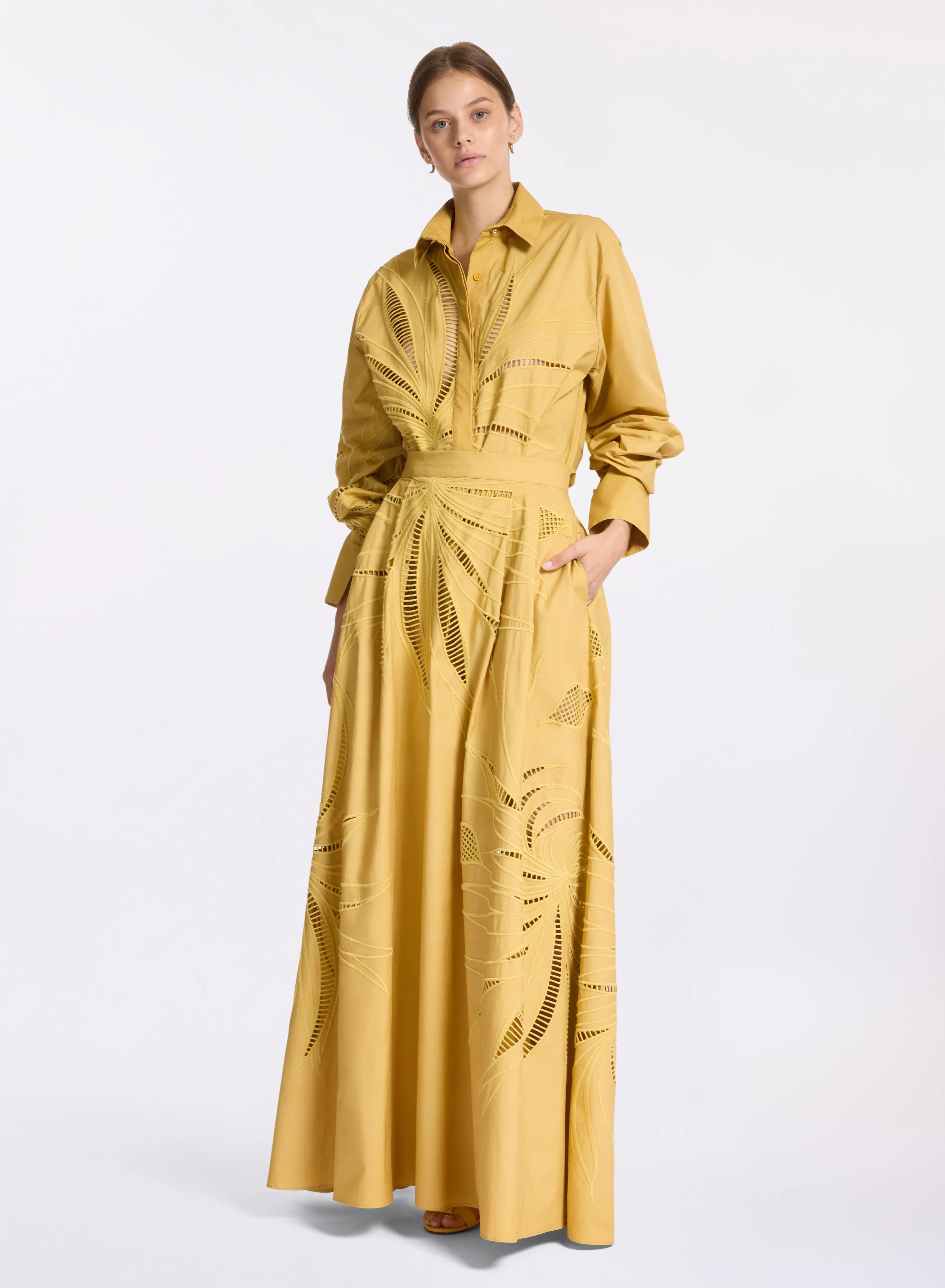 Embroidered Cotton Skirt sold by Elie Saab