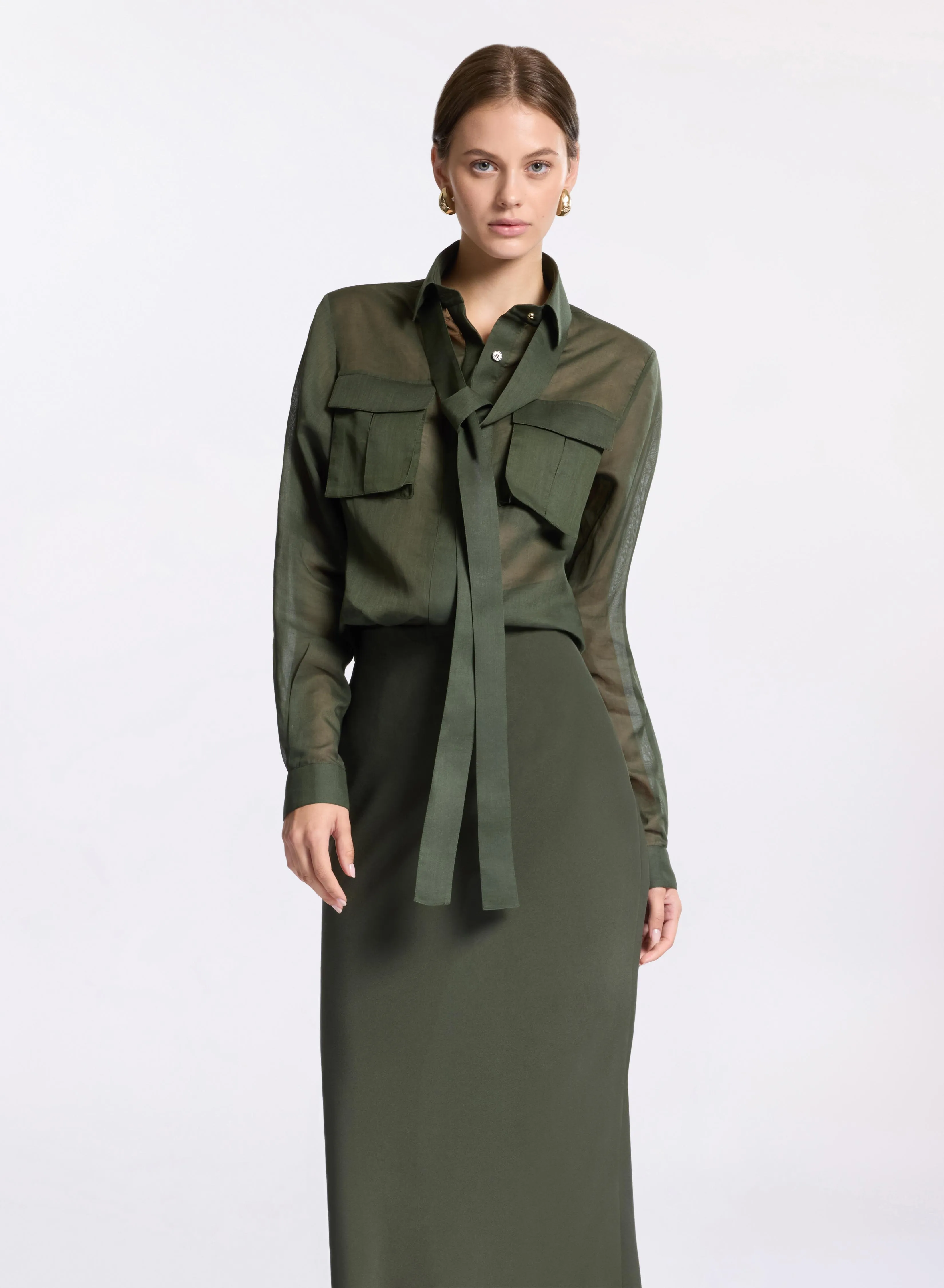 Organdy Cotton Shirt sold by Elie Saab product image thumbnail 4