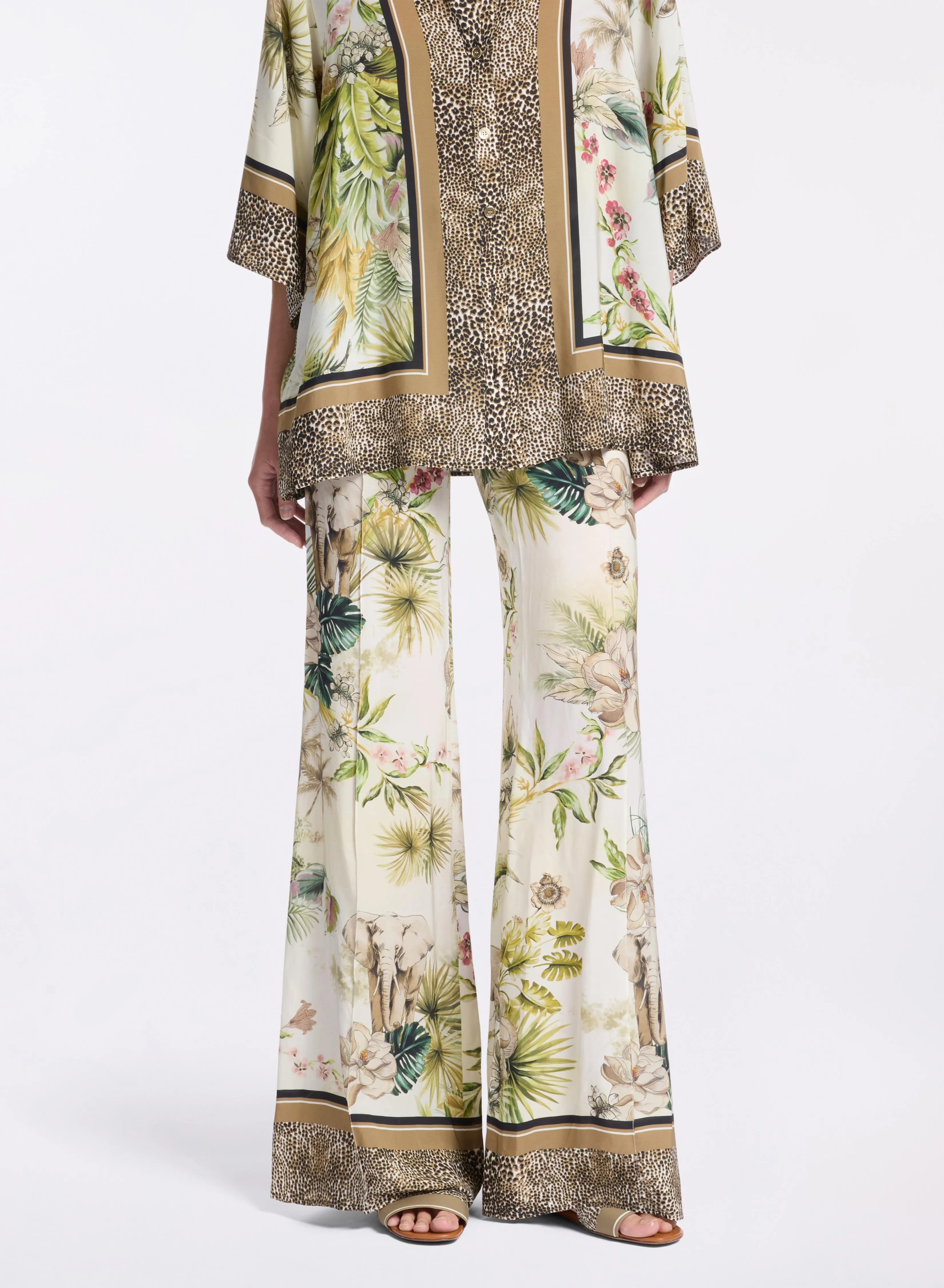 Savannah Print Chiffon Pants sold by Elie Saab product image thumbnail 2