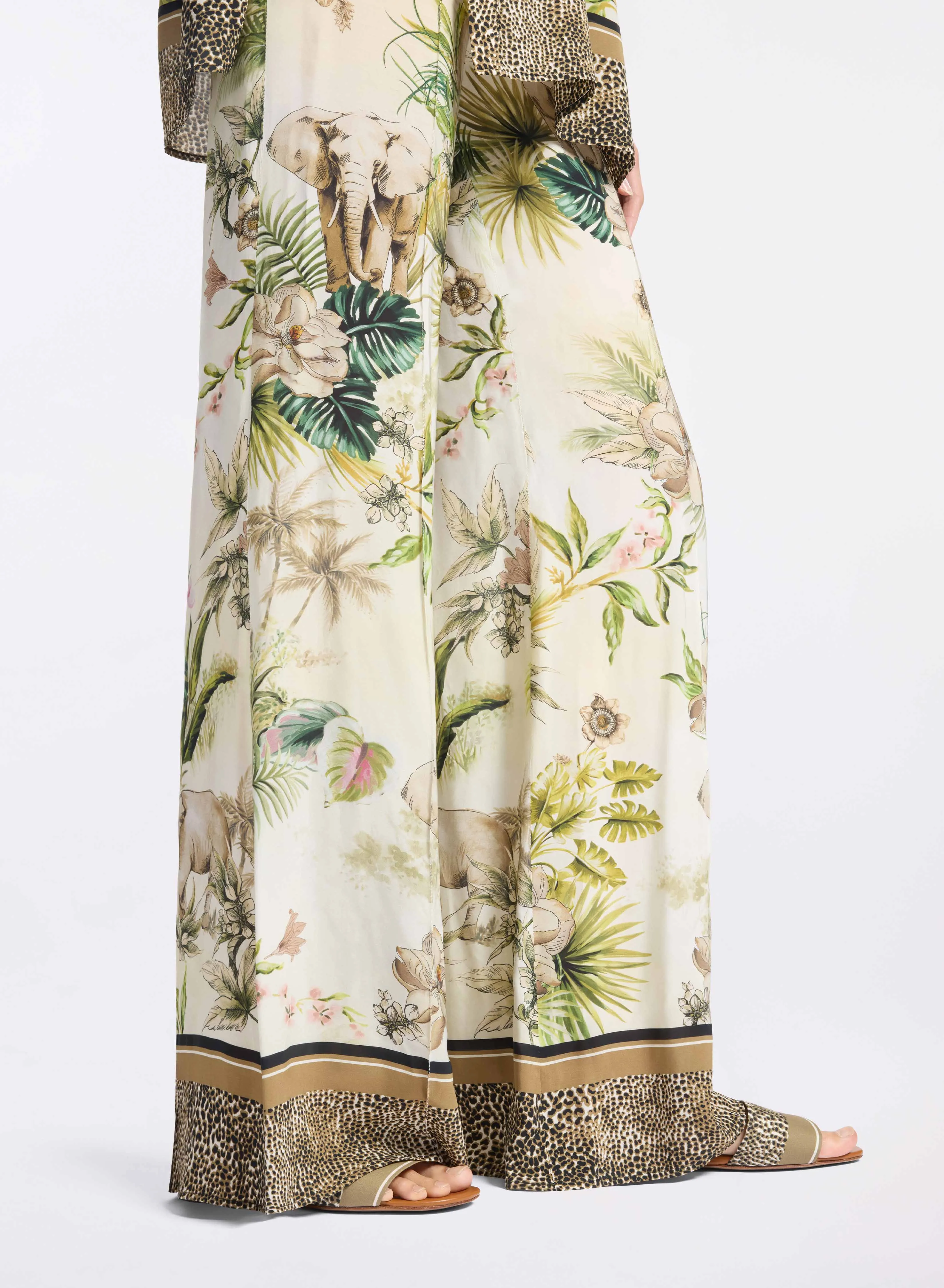 Savannah Print Chiffon Pants sold by Elie Saab product image thumbnail 5