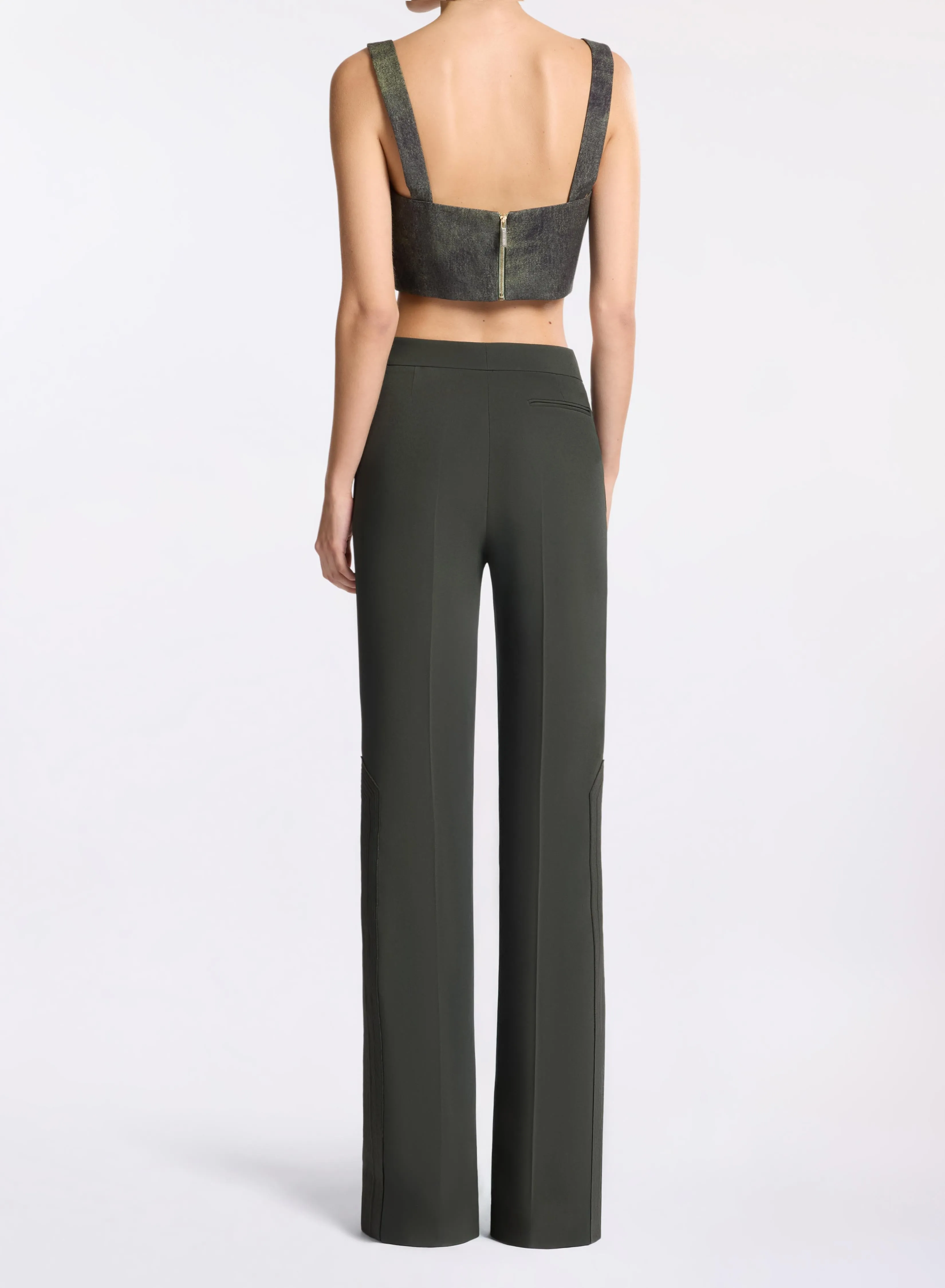 Embroidered Cady Pants sold by Elie Saab product image thumbnail 2