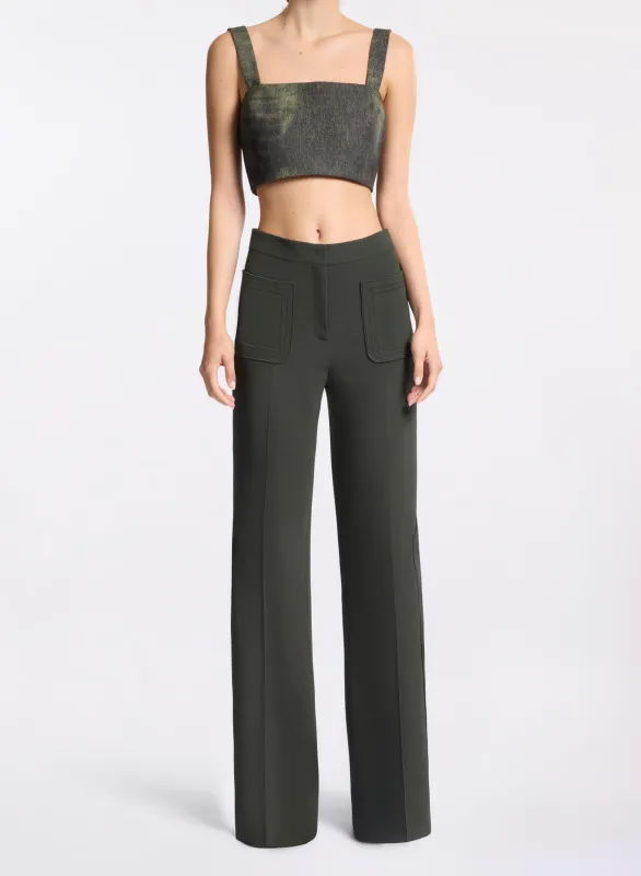 Embroidered Cady Pants sold by Elie Saab