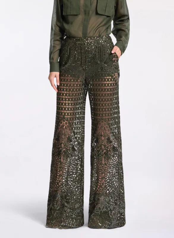 Embroidered Tulle Pants sold by Elie Saab