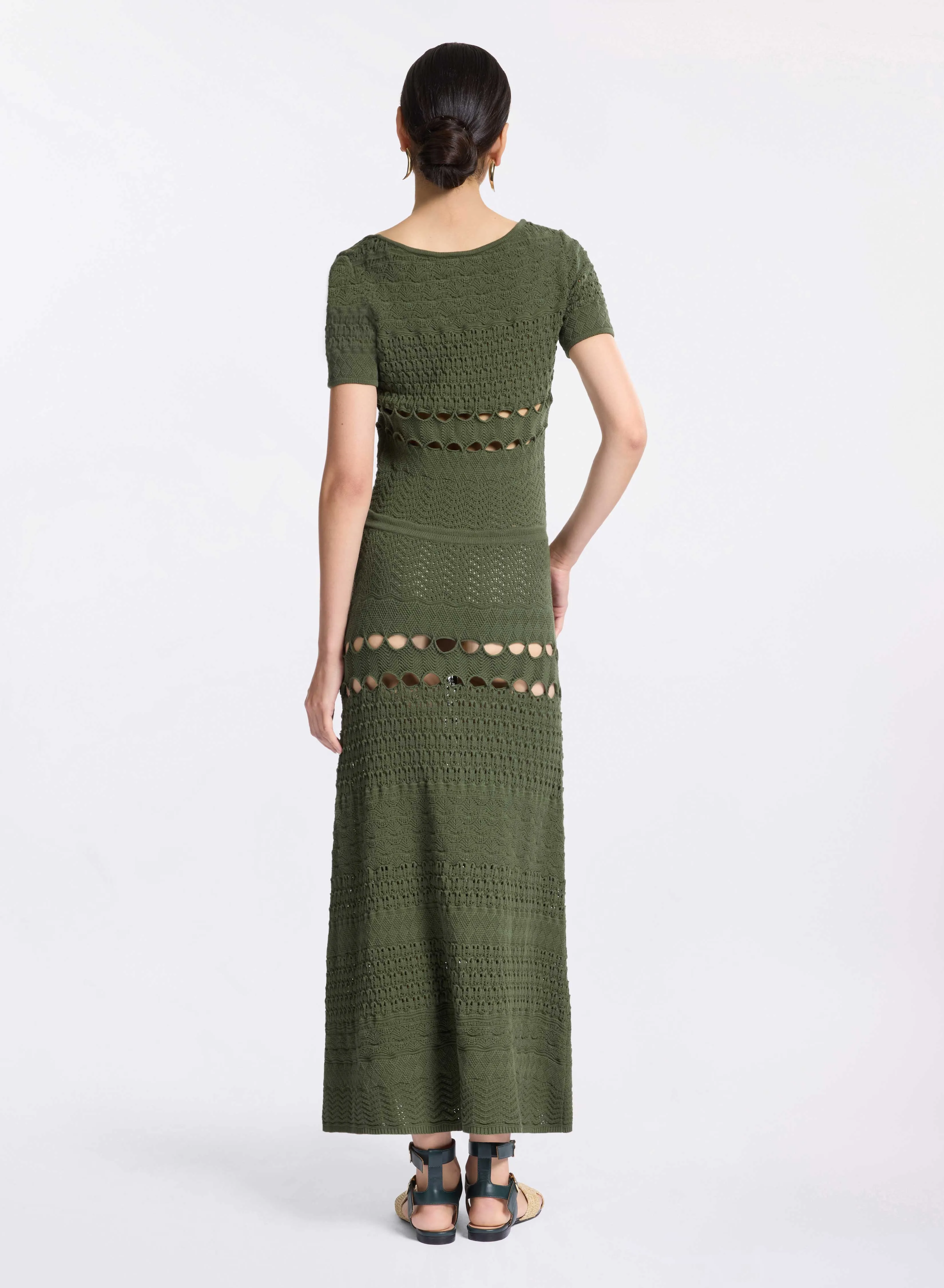 Cut-Out Knit Midi Dress sold by Elie Saab product image thumbnail 2