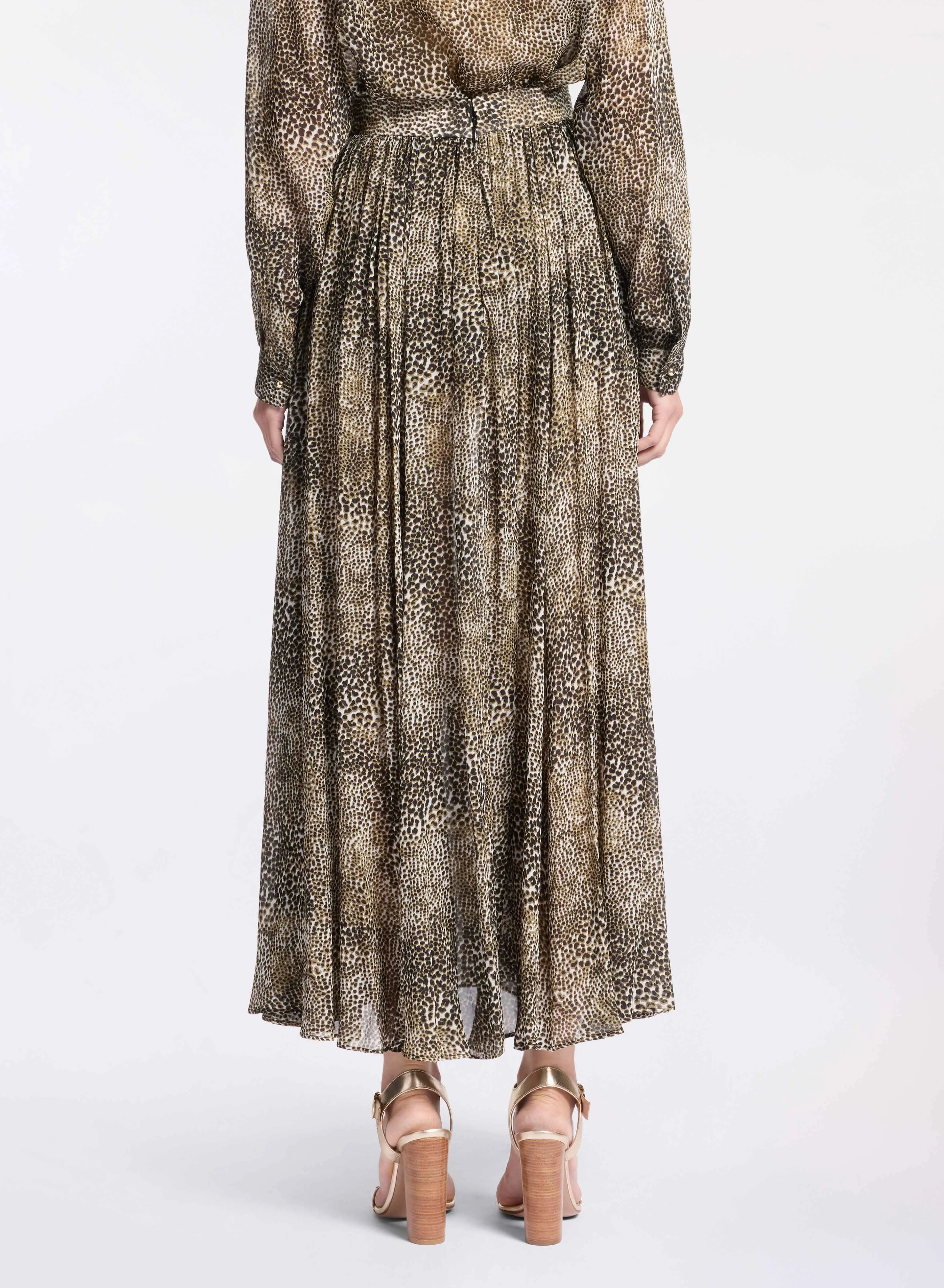 Animalier Print Midi Skirt sold by Elie Saab product image thumbnail 2