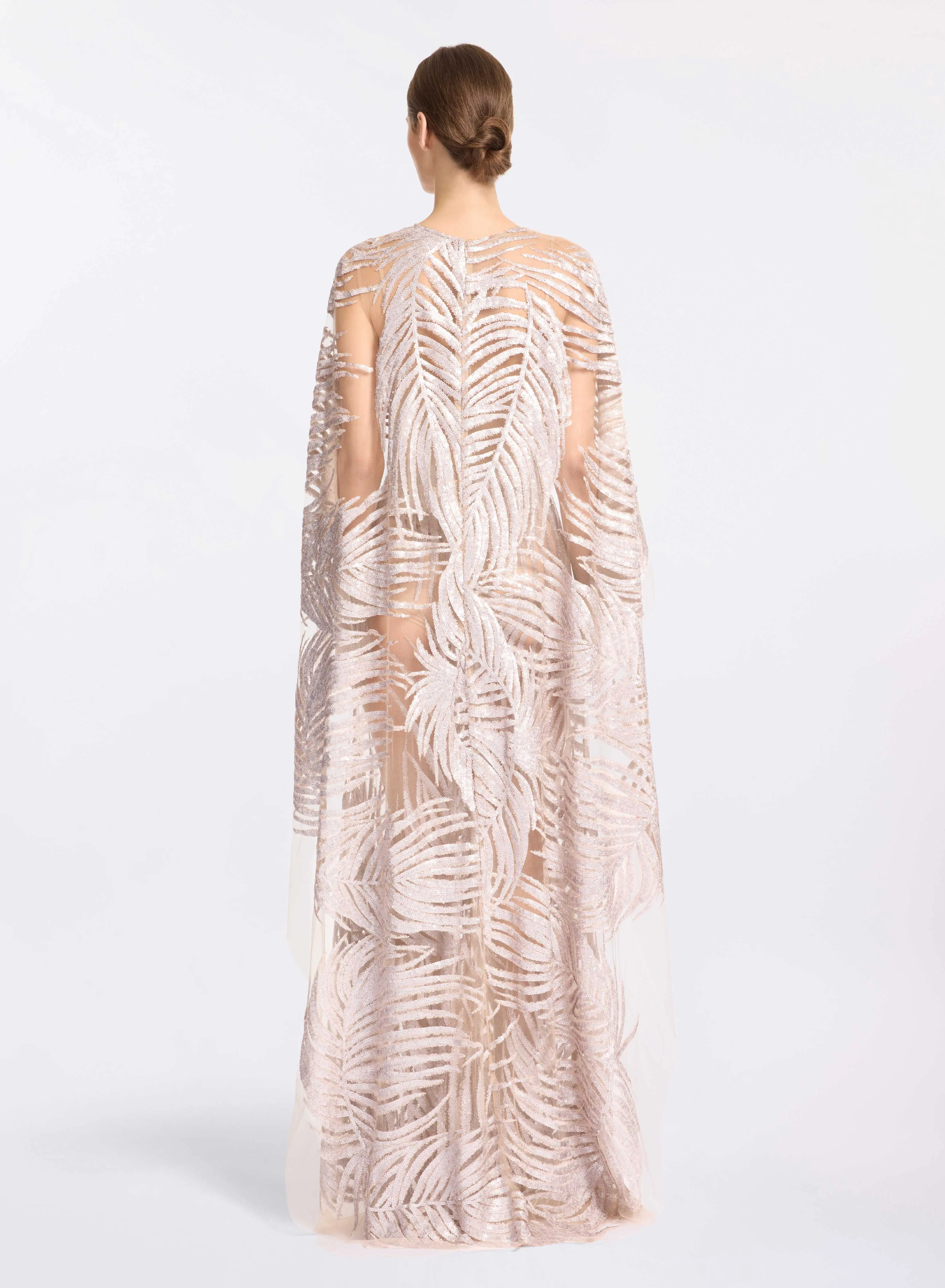 Embroidered Tulle Long Dress sold by Elie Saab product image thumbnail 2