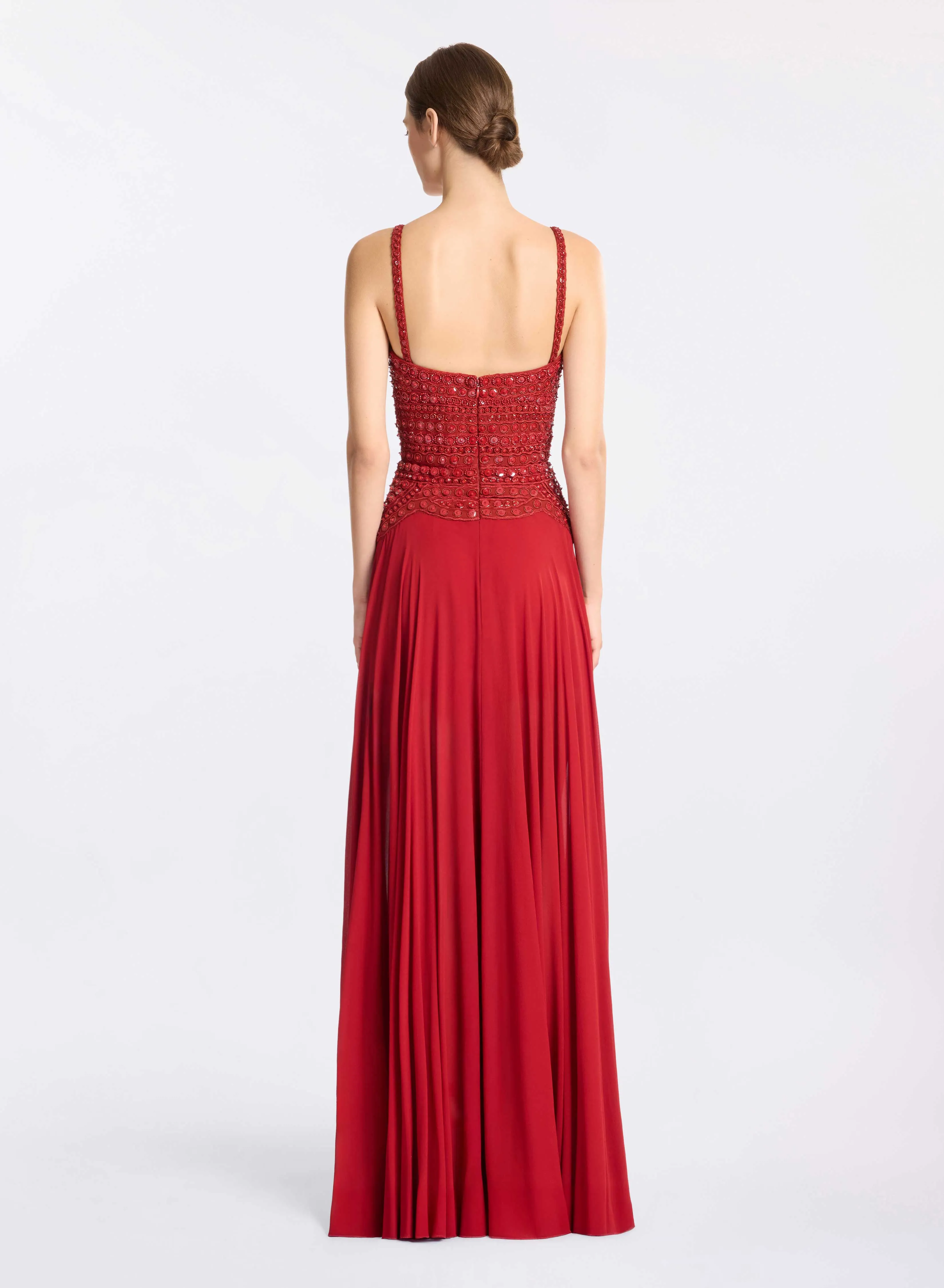 Silk Dress with Bead Embroidery sold by Elie Saab product image thumbnail 2
