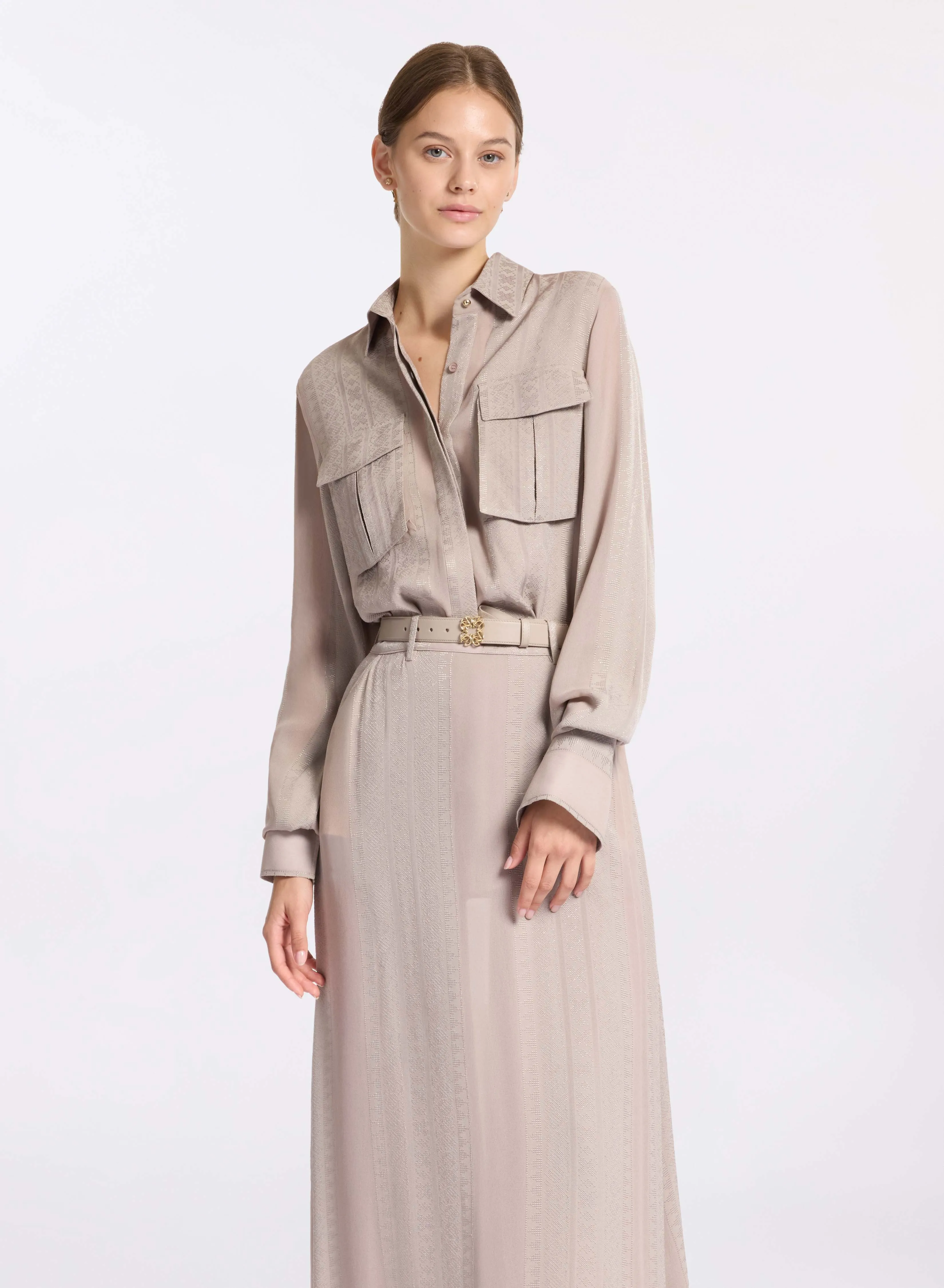 Jacquard Shirt sold by Elie Saab