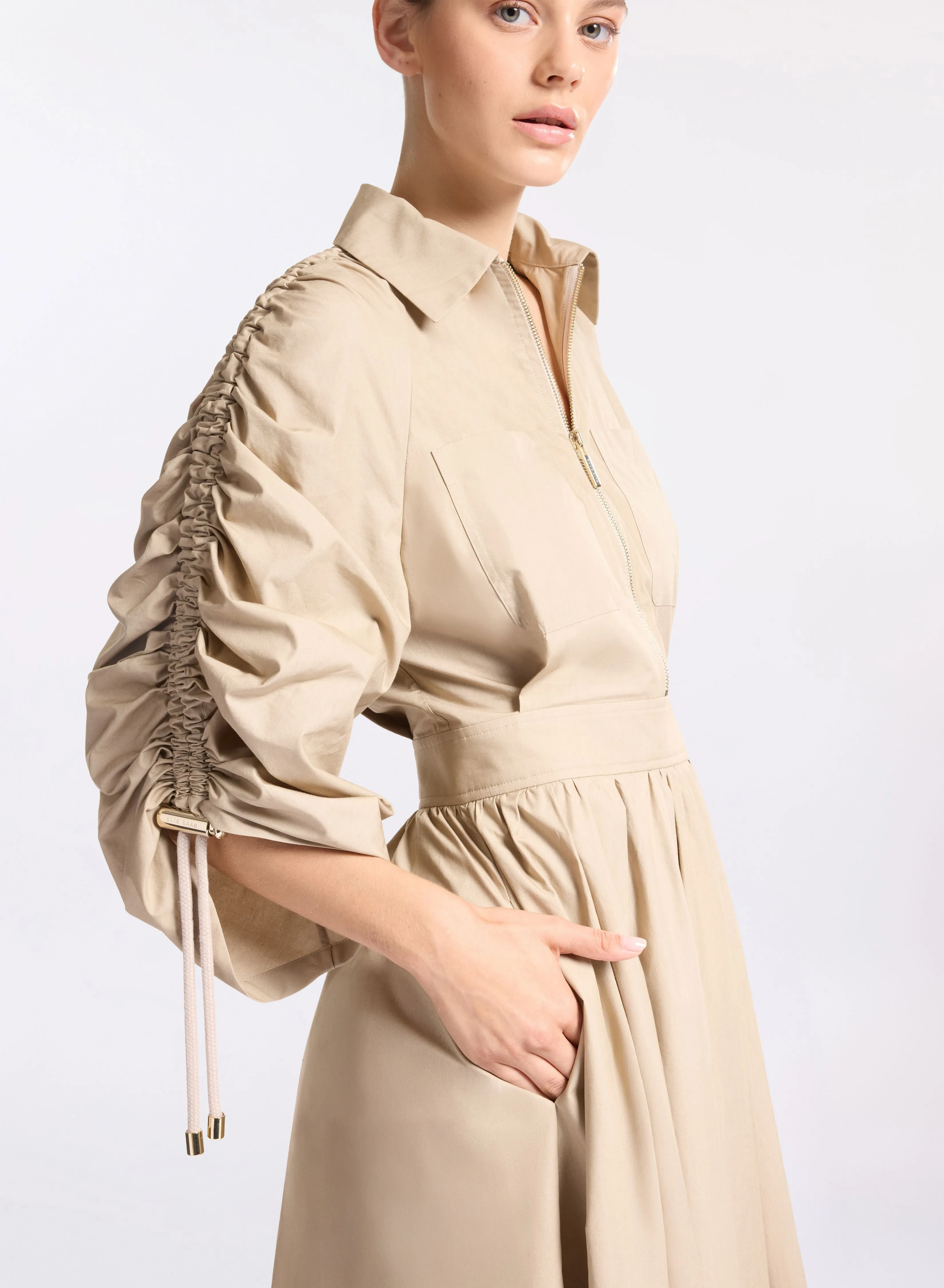 Poplin Cotton Dress sold by Elie Saab product image thumbnail 3