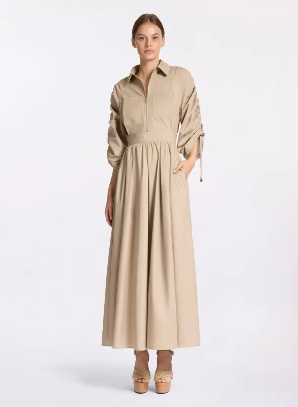 Poplin Cotton Dress sold by Elie Saab